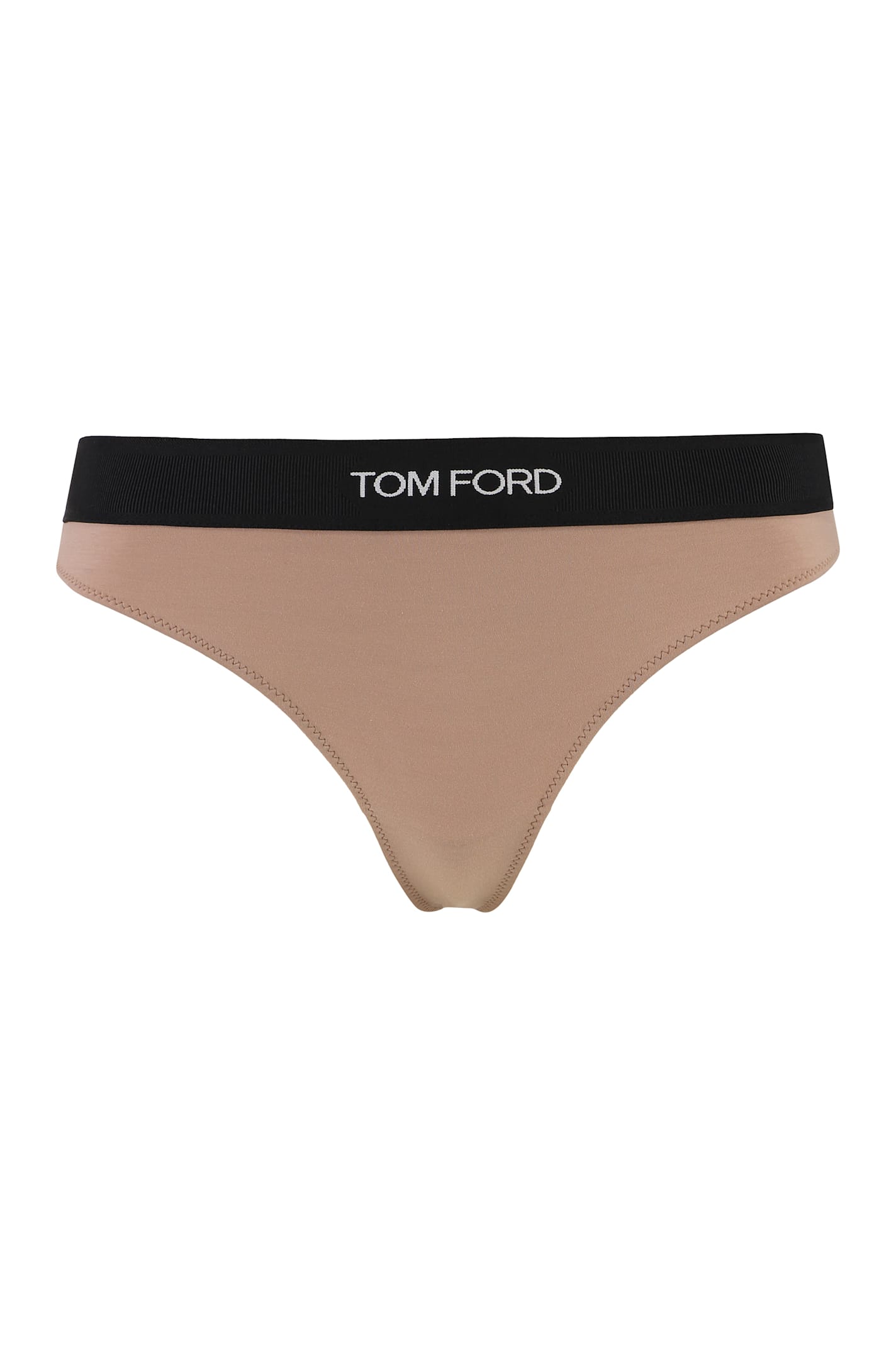Tom Ford Briefs With Elastic Band In Neutral