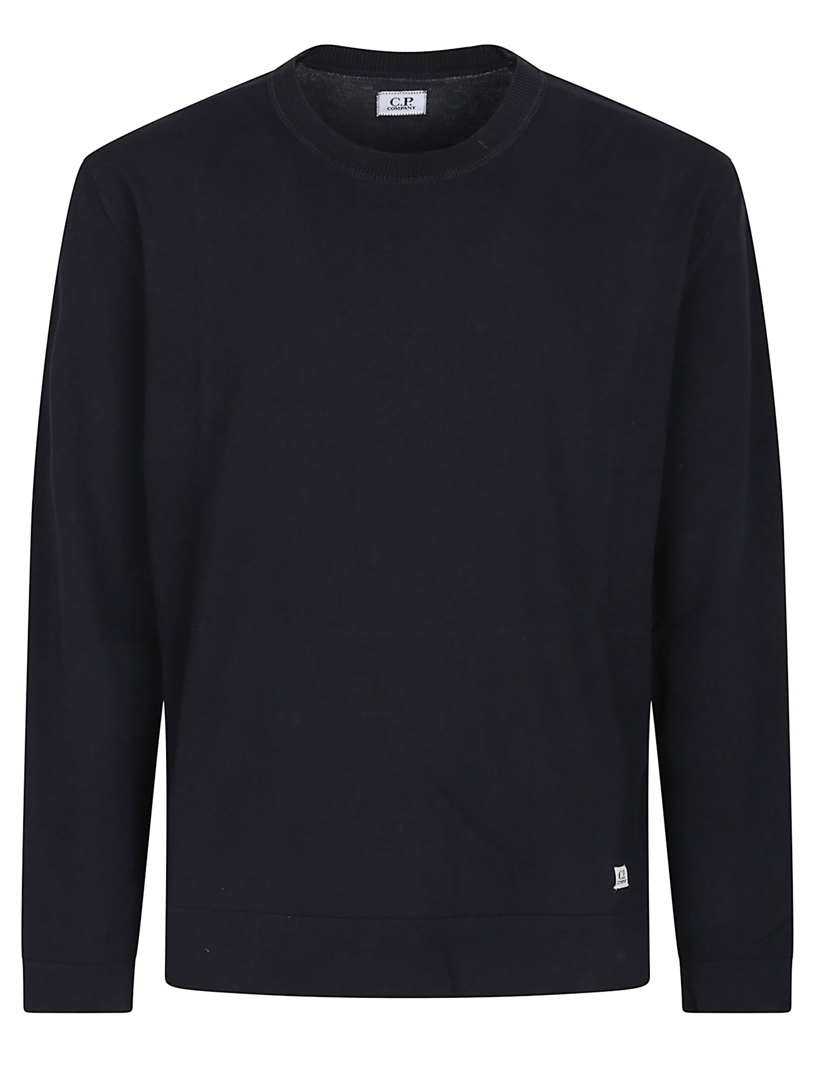 C.p. Company Lens Sweater In Black