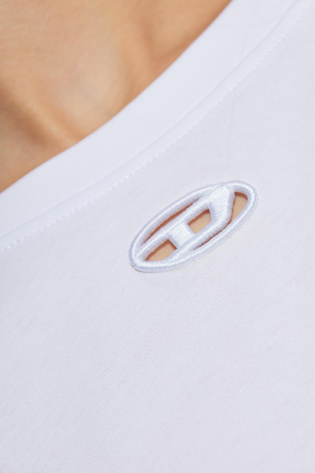 Diesel Black Clothing Essential Sweaters In White