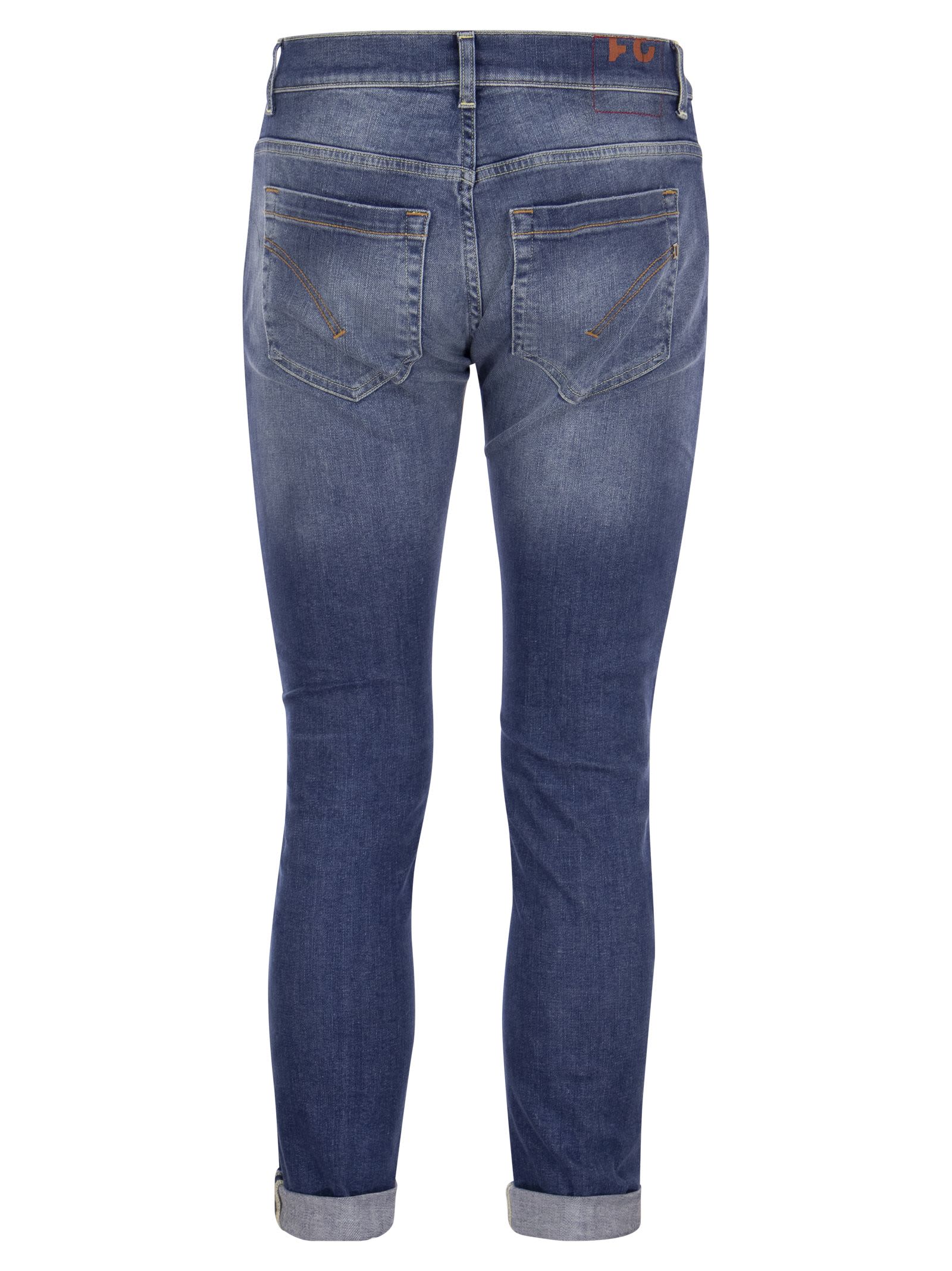 Shop Dondup George - Five Pocket Jeans In Blue