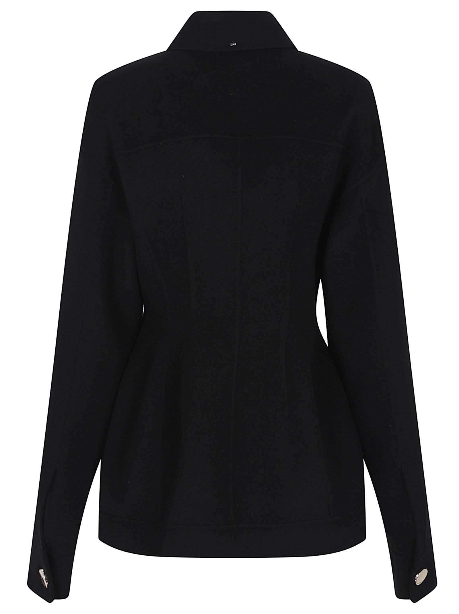Sportmax Egeo Buttoned Wool Blazer In Black