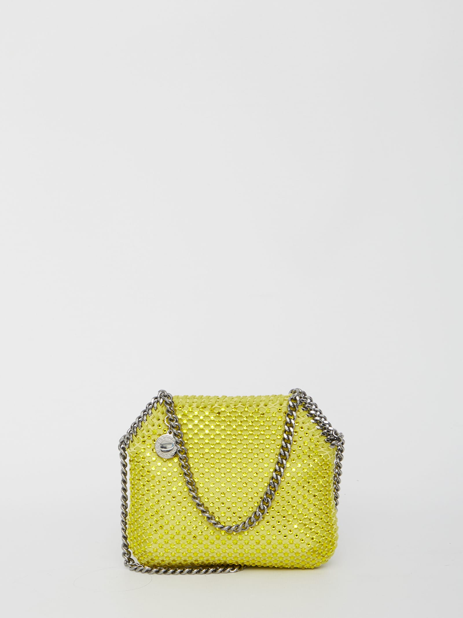 Stella Mccartney Falabella Mini Tote Bag In Yellow