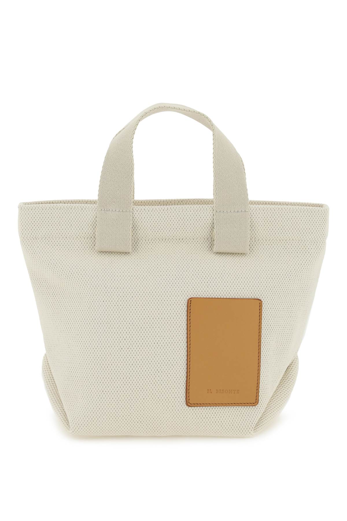 Cotton Handbag In Naturale Naturale (beige)