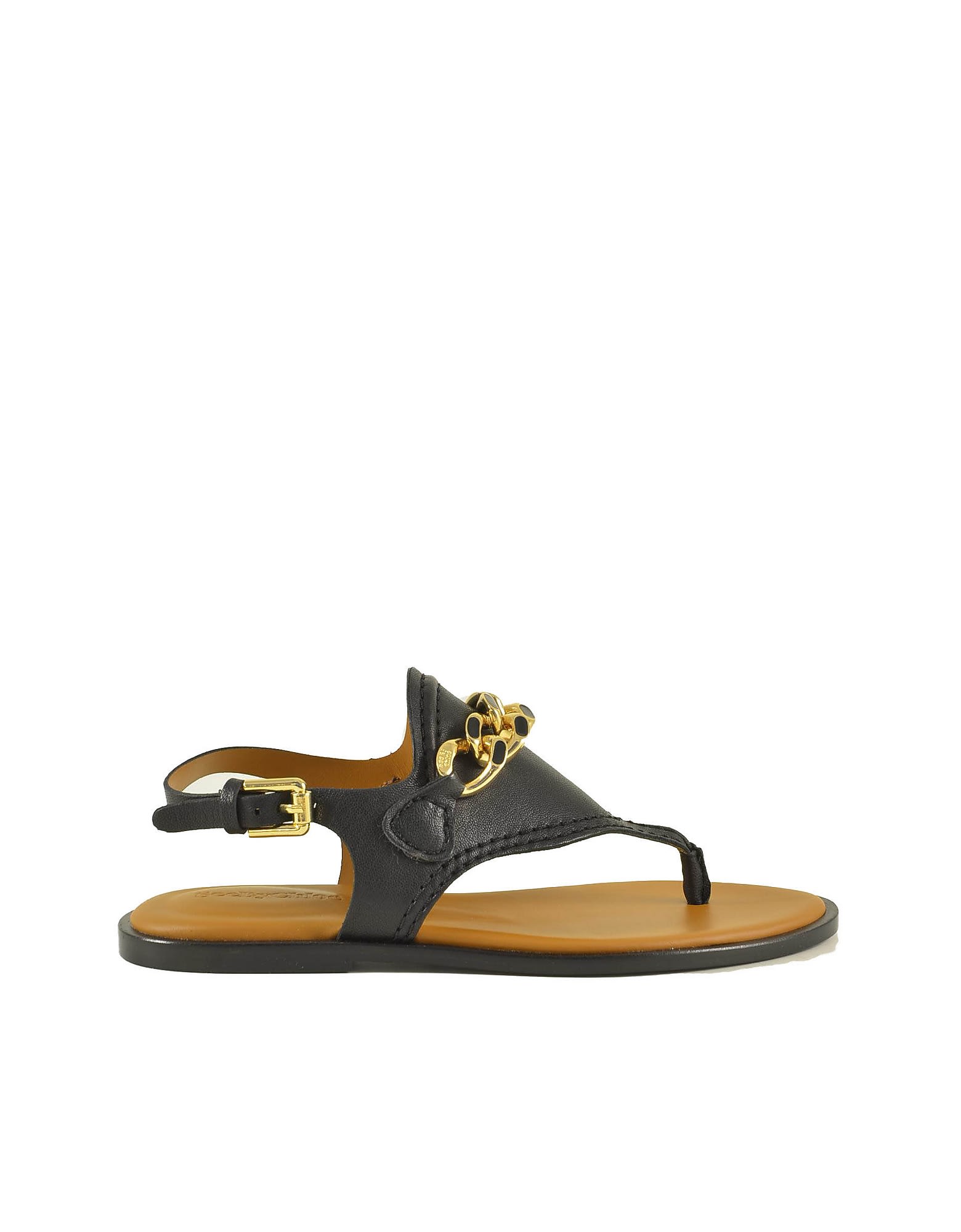 See by Chloé Womens Black Sandals