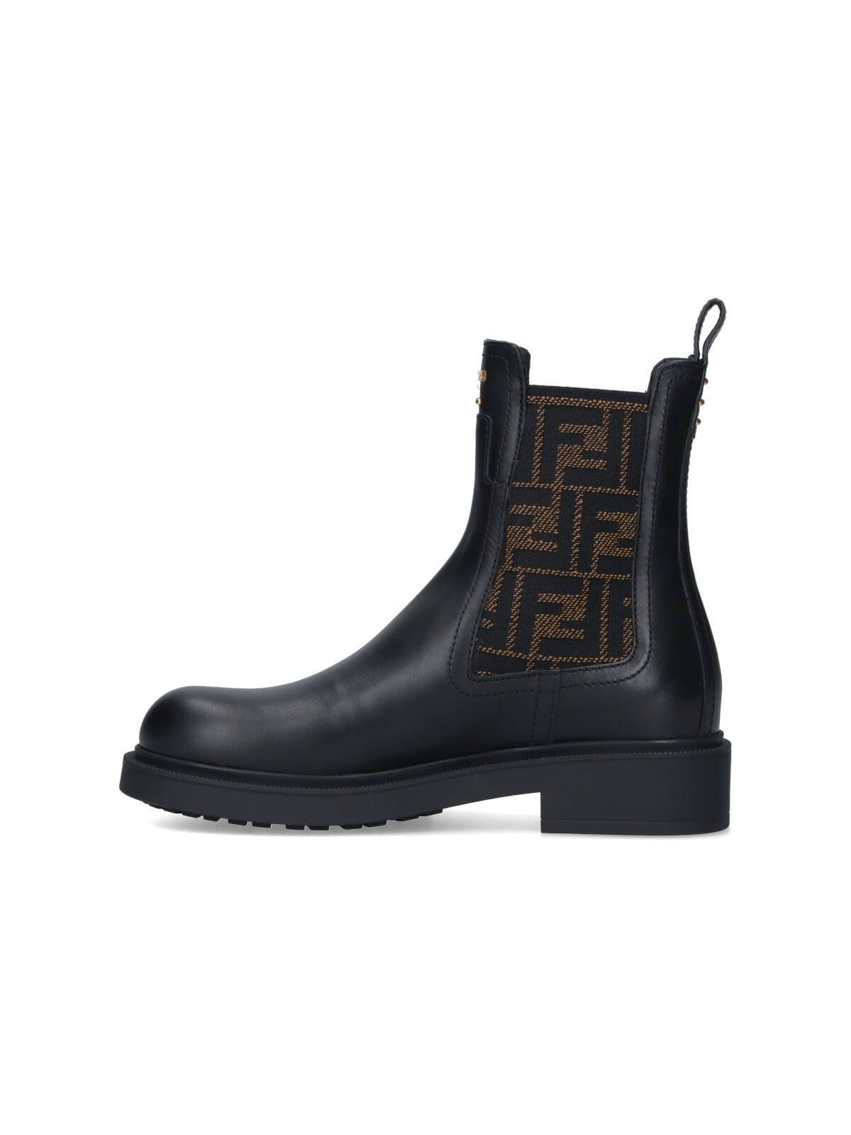 Fendi Filo Chelsea Boots In Black