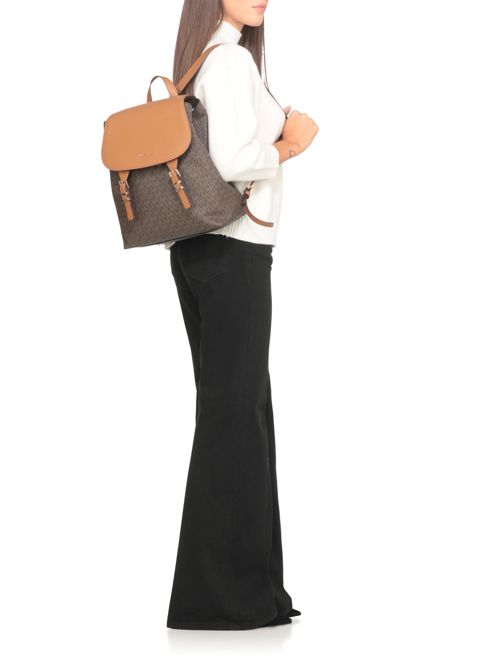 Michael Michael Kors Quinn Backpack In Brown