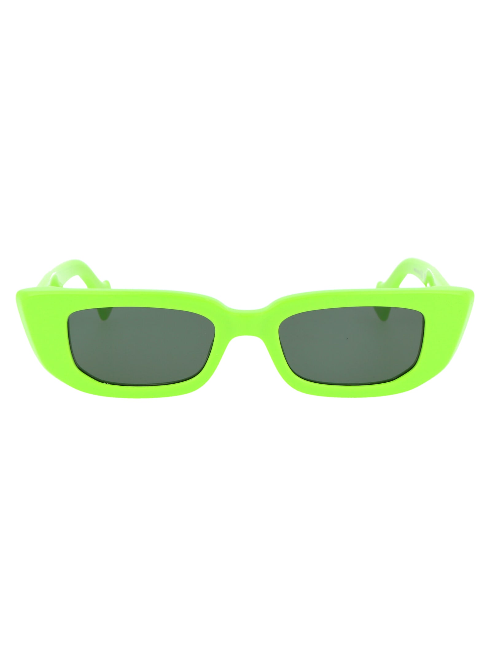 Shop Ambush Nova Sunglasses In 7057 Green Fluo Green