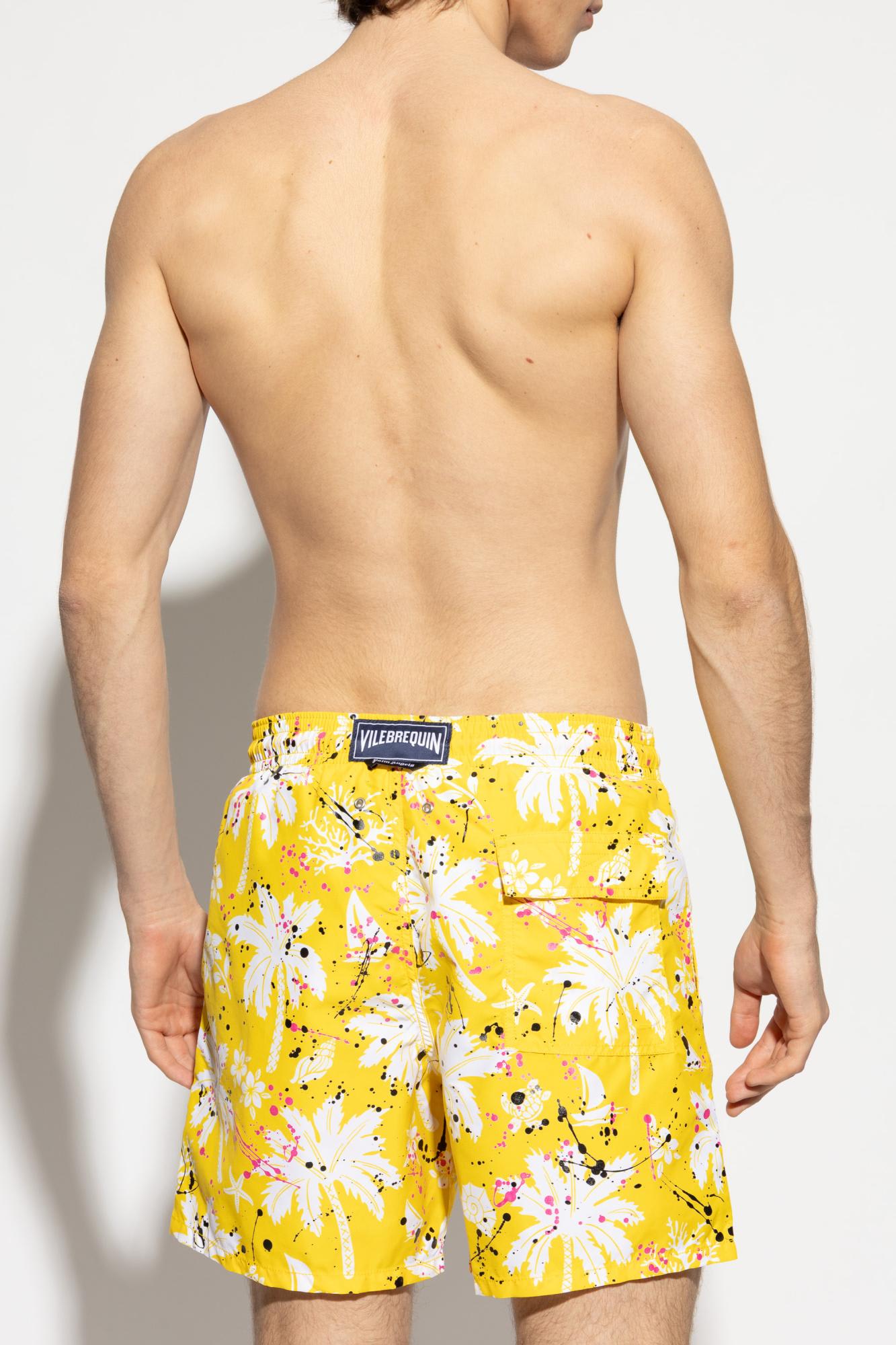 Palm Angels X Vilebrequin In Yellow