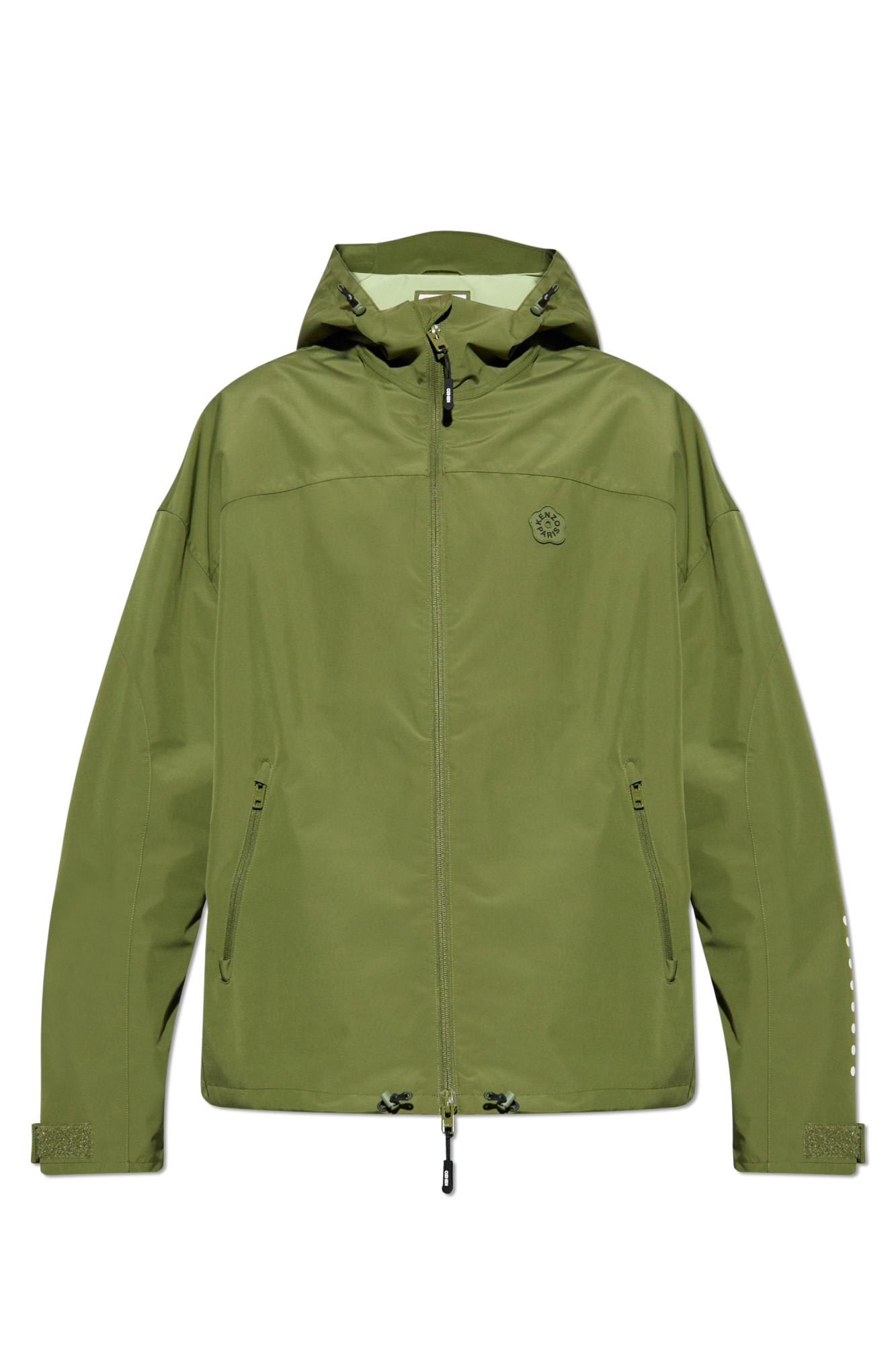 Kenzo Adjustable Hooded Short Jackets With Side Pockets