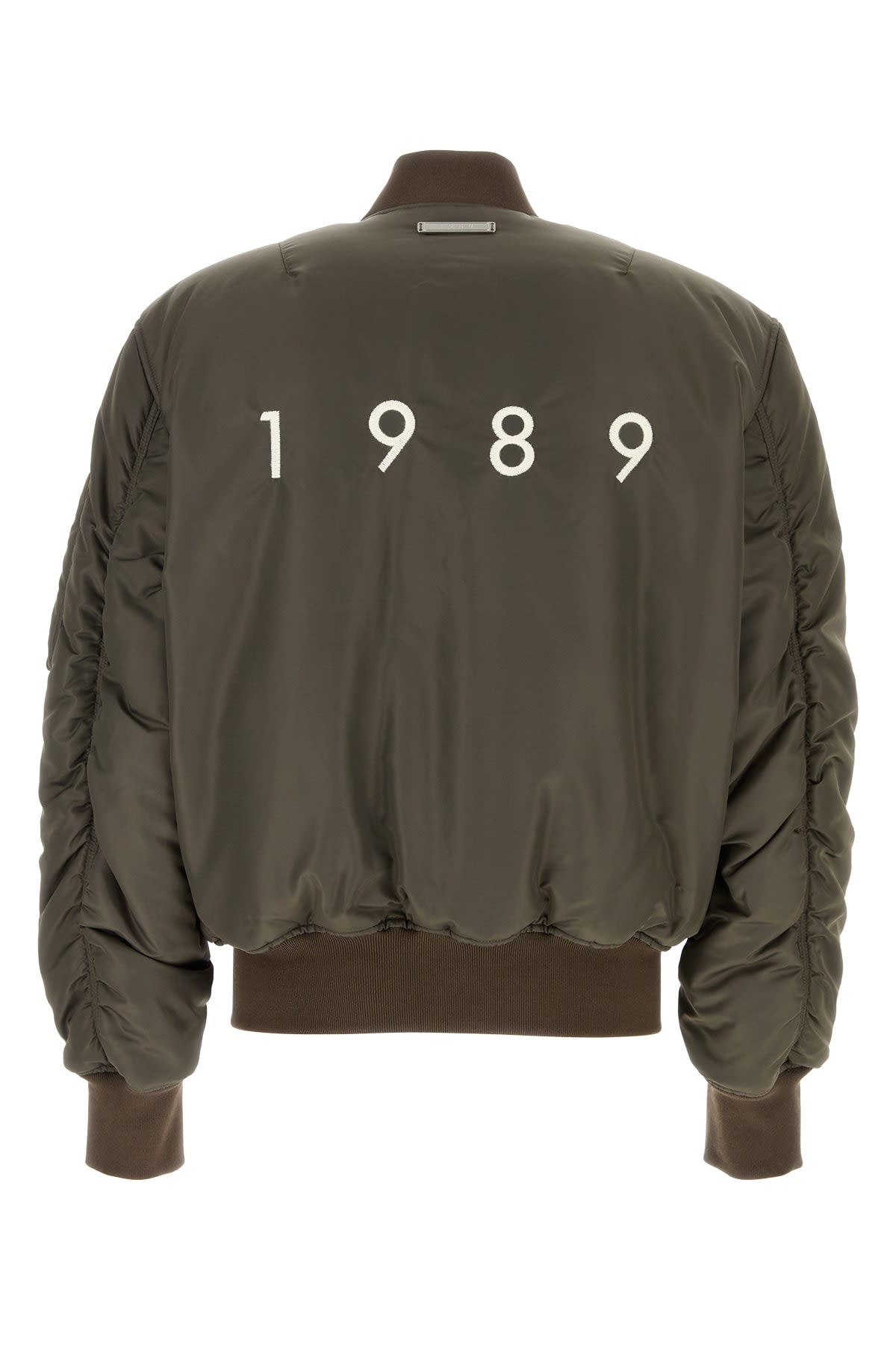 1989 Studio Short Nylon Bomber Jacket In Brown