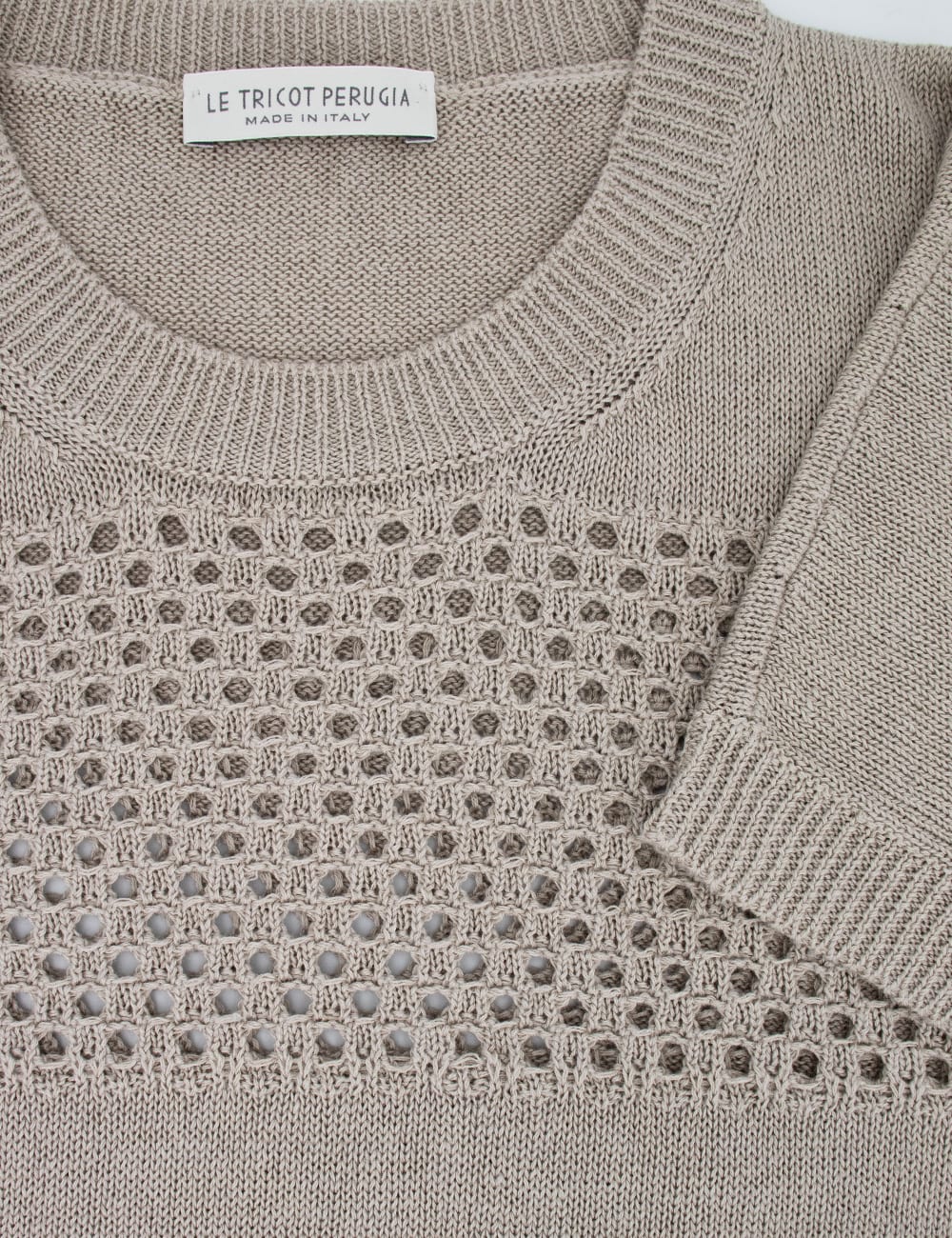 Shop Le Tricot Perugia Sweater In Beige