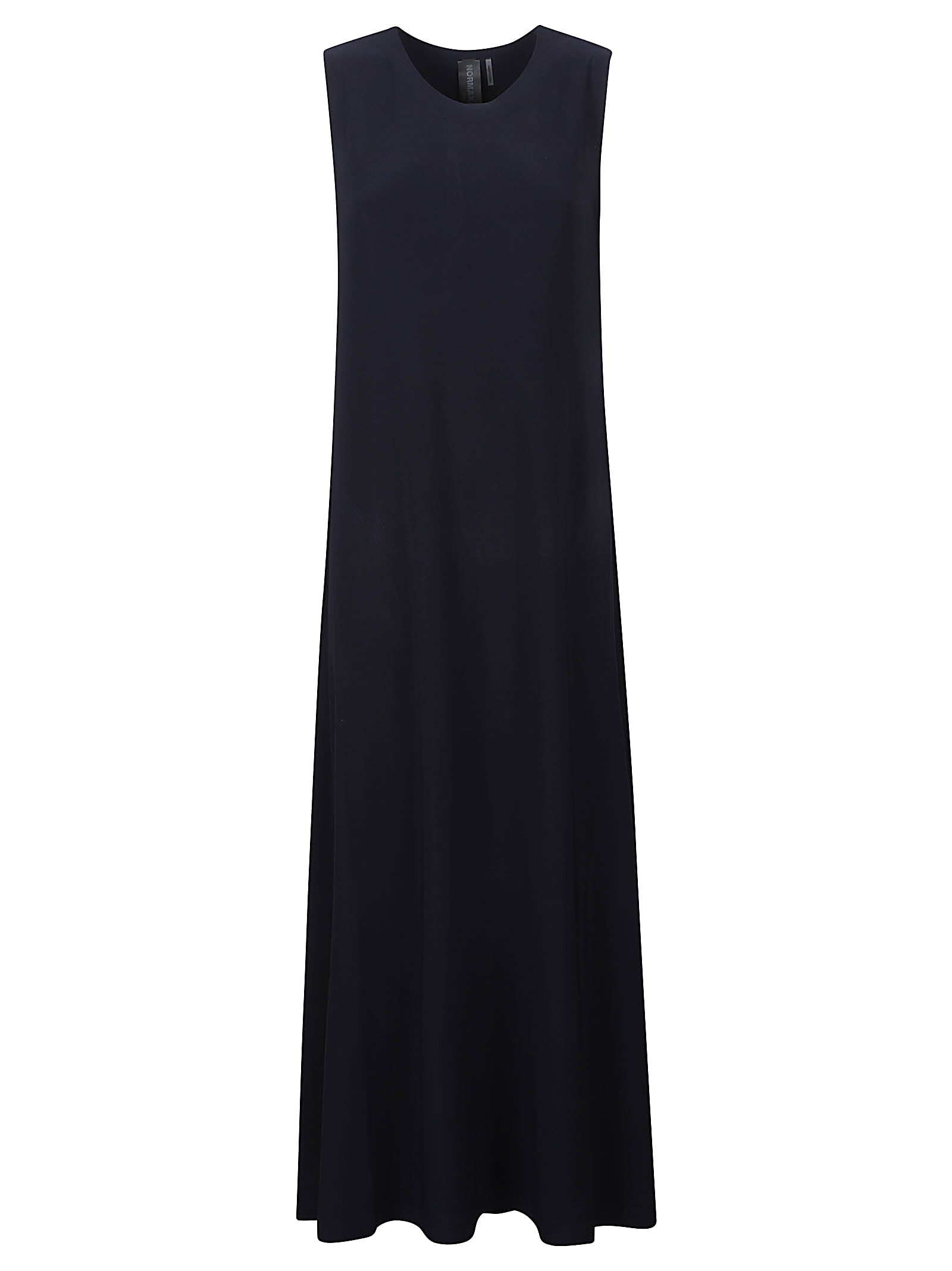 Norma Kamali Jersey Long Dress In Midnight