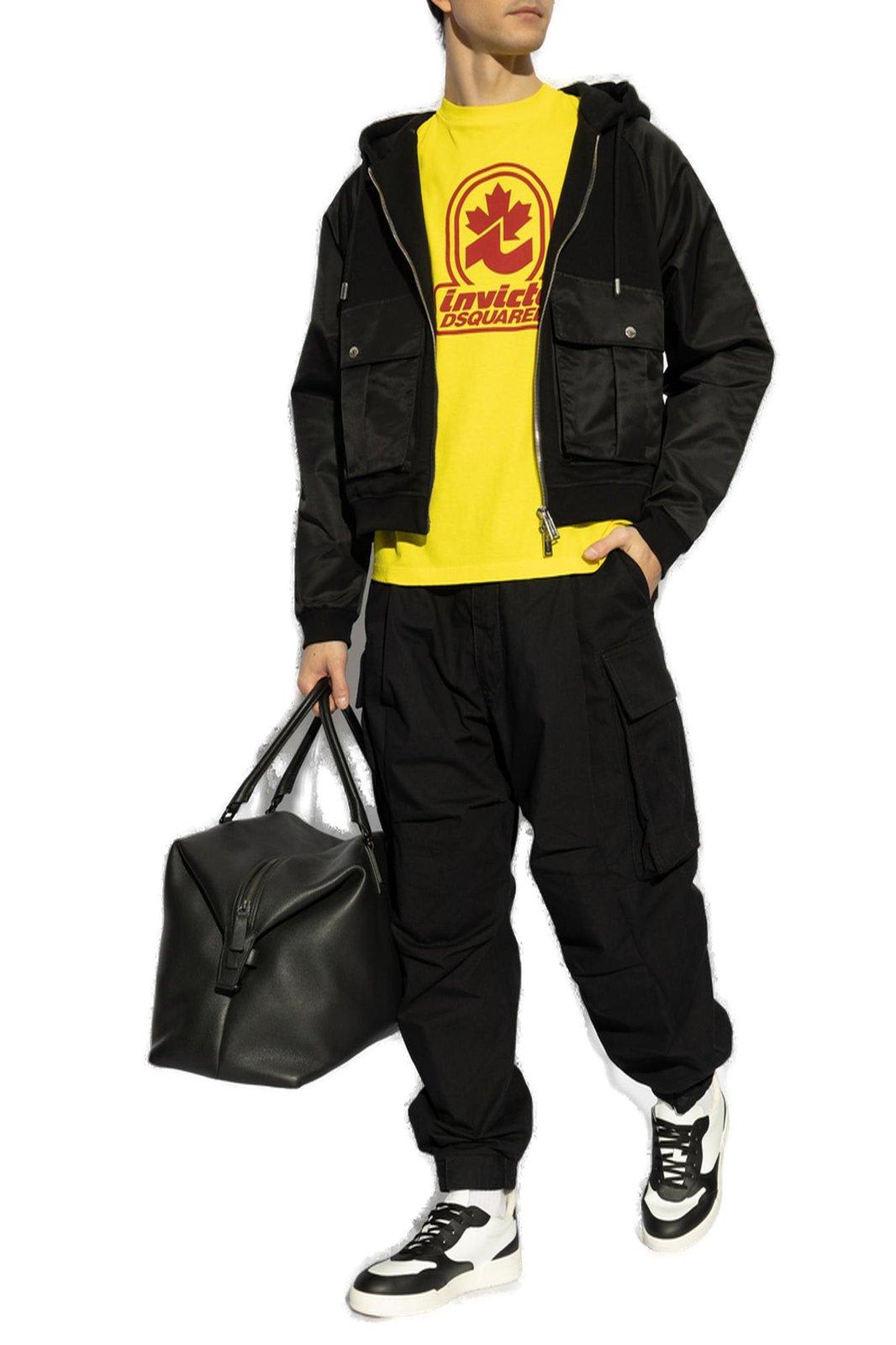 Shop Dsquared2 Icon New Generation Ripstop 3d Cargo Pants In Black