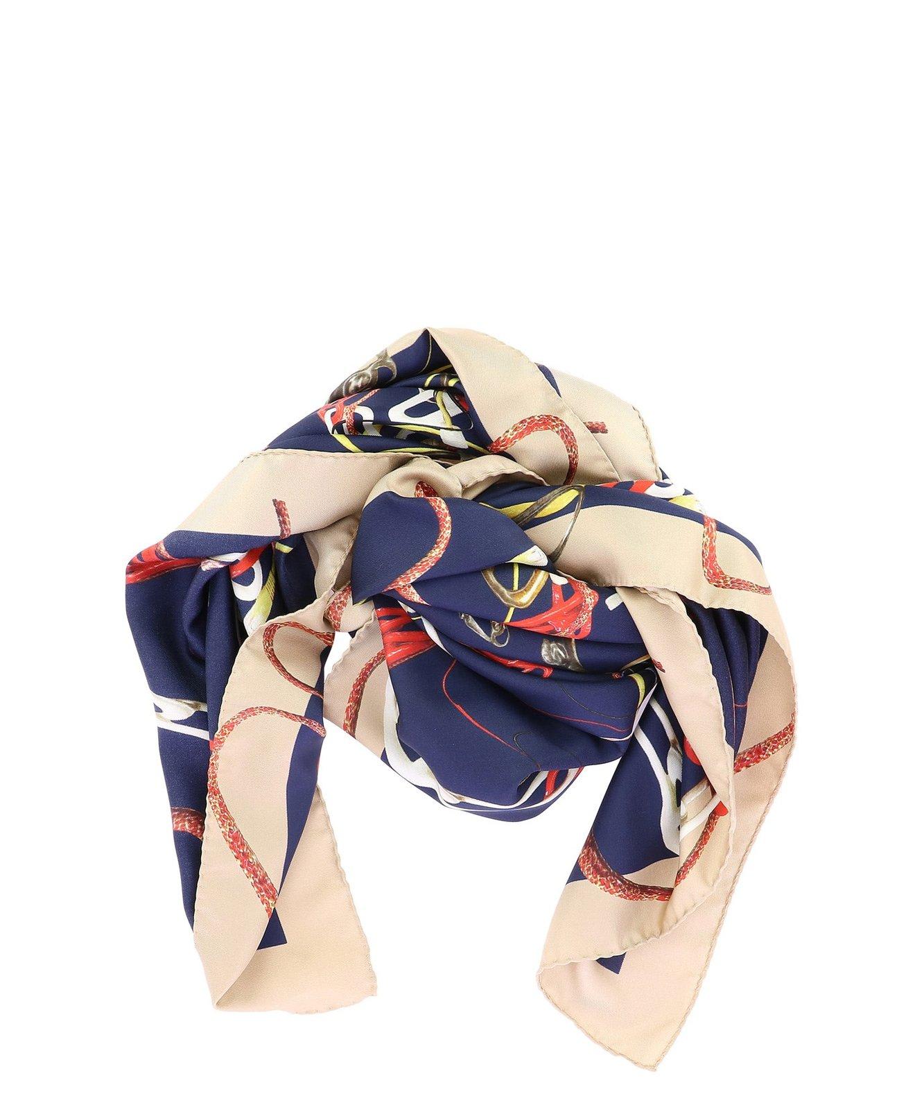 Shop Maison Margiela Abstract Print Scarf In Nd