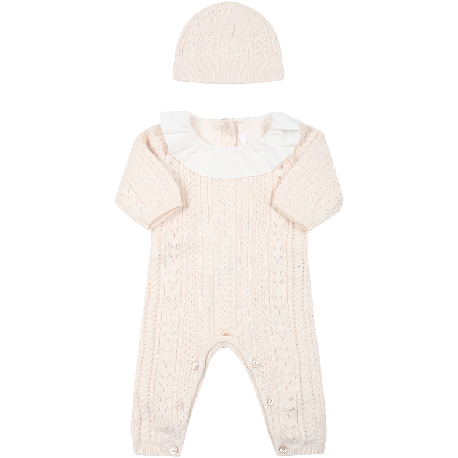 Chloé Pink Set For Baby Girl