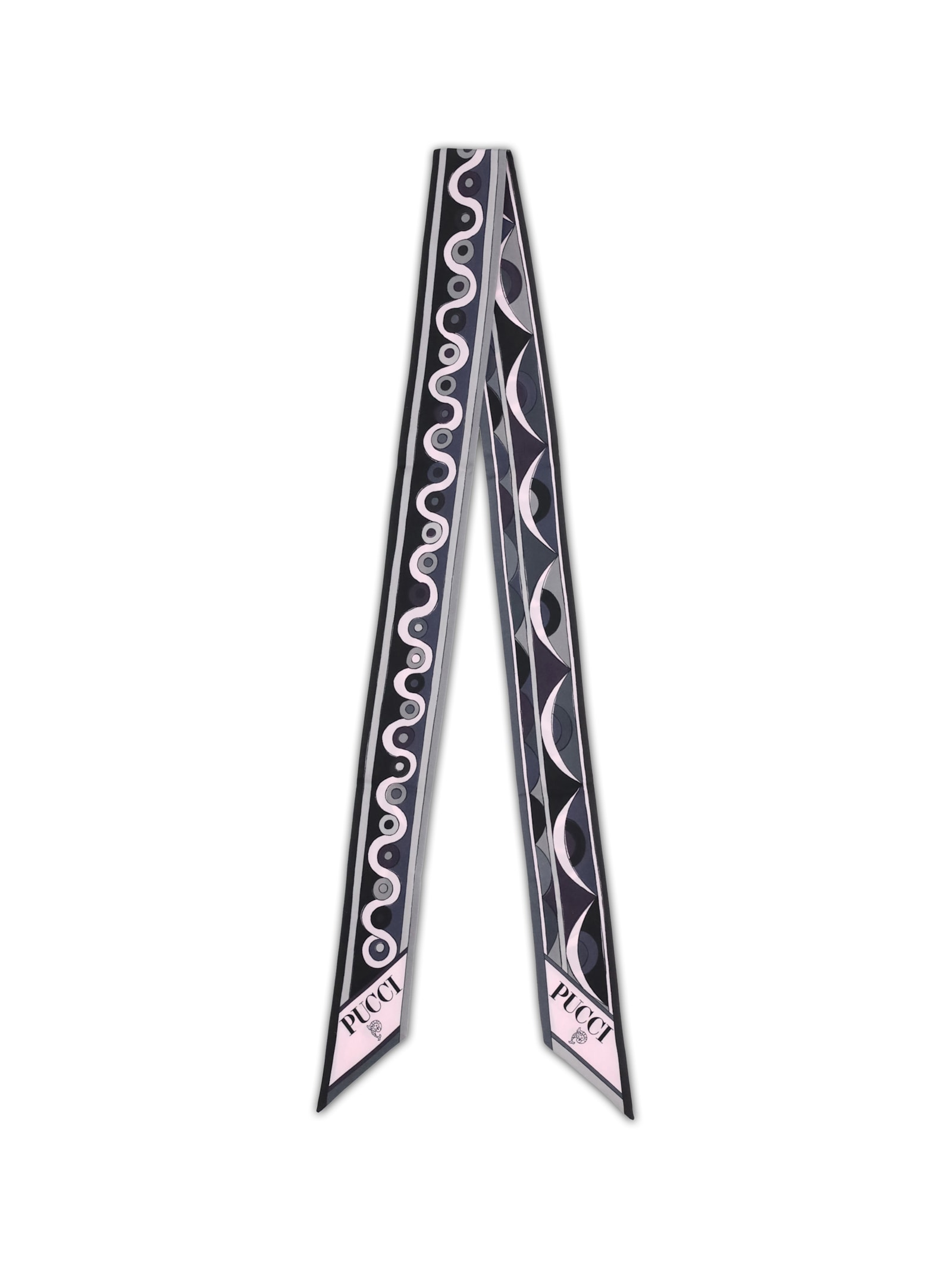 Pucci Printed Silk Scarf In Multi