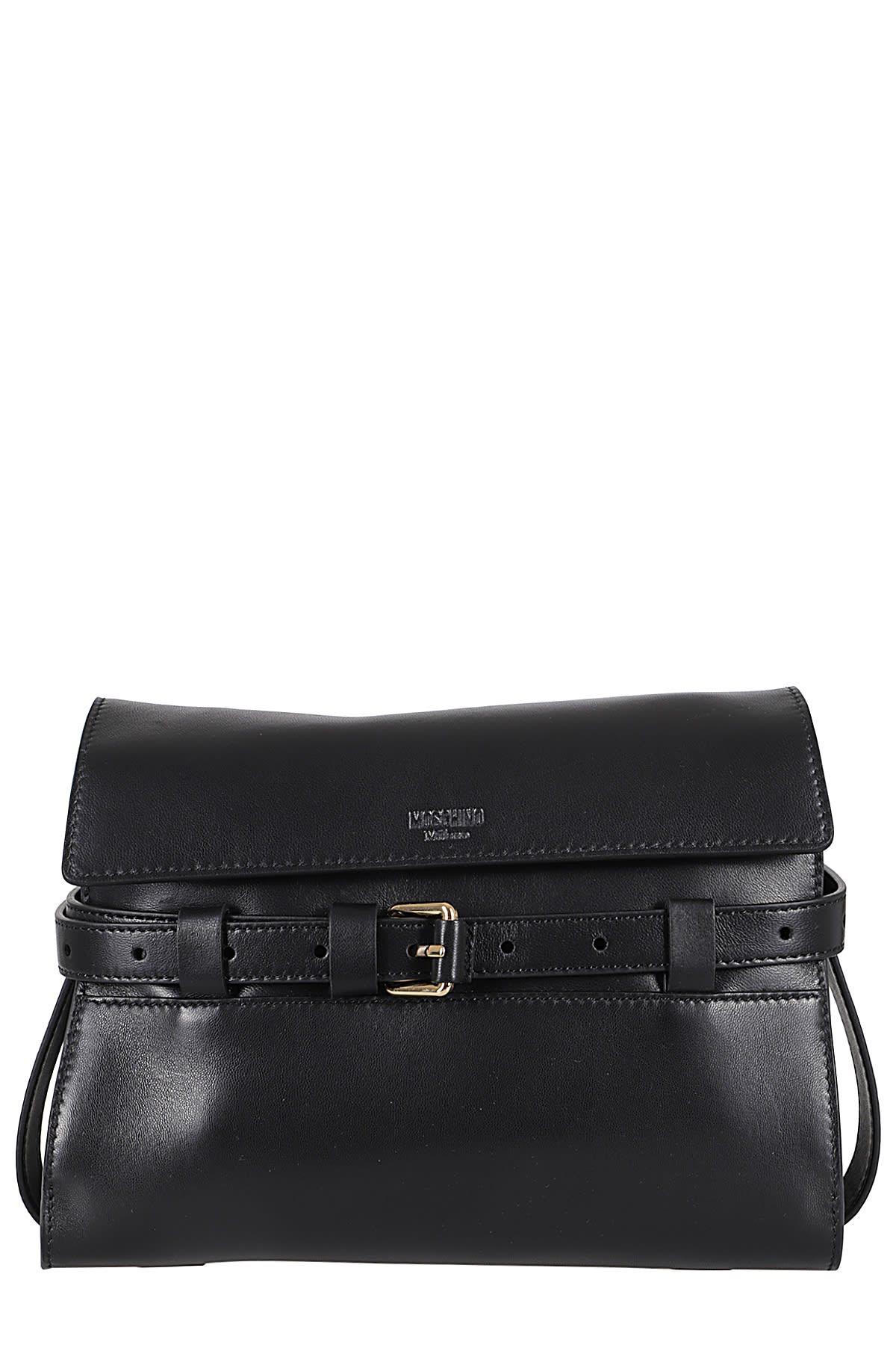 Shop Moschino Borsa Tracolla In Fantasia Nero