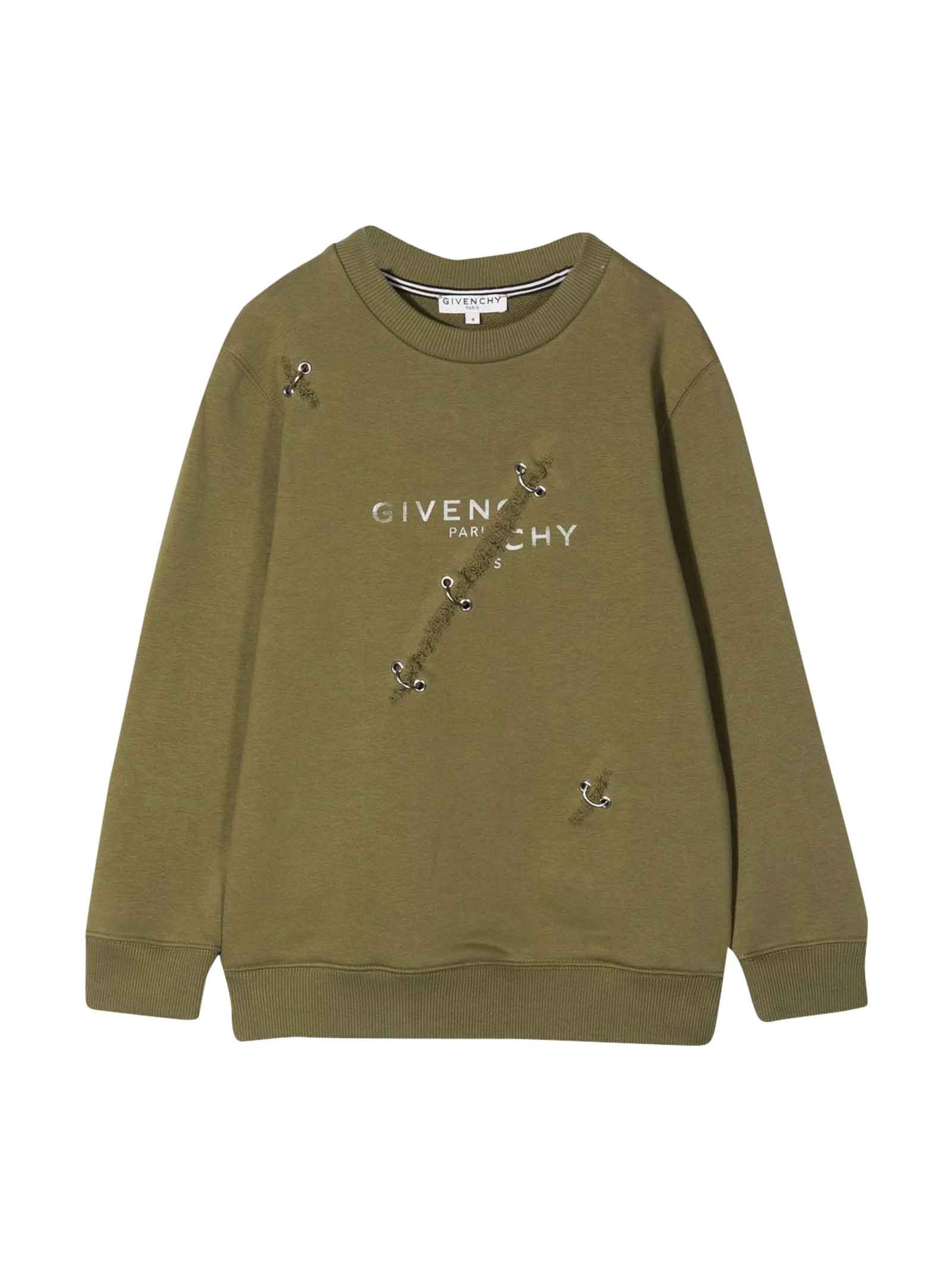 Givenchy Kaki Boy Sweatshirt With Print