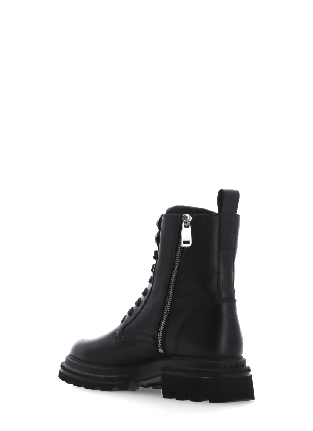 Shop Hogan H674 Combat Boots In Black