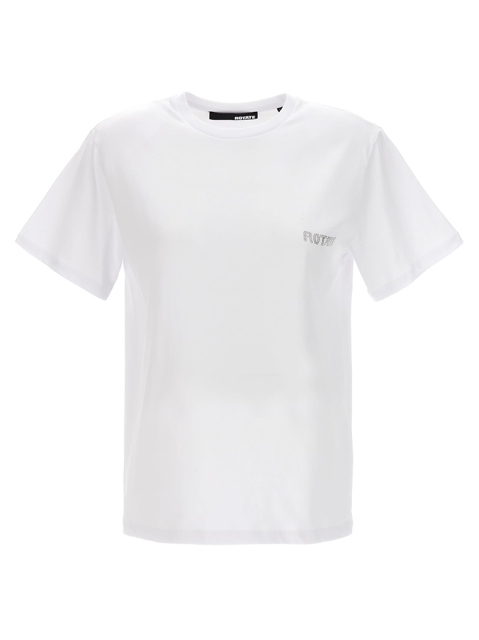 Shop Rotate Birger Christensen Aja T-shirt In White