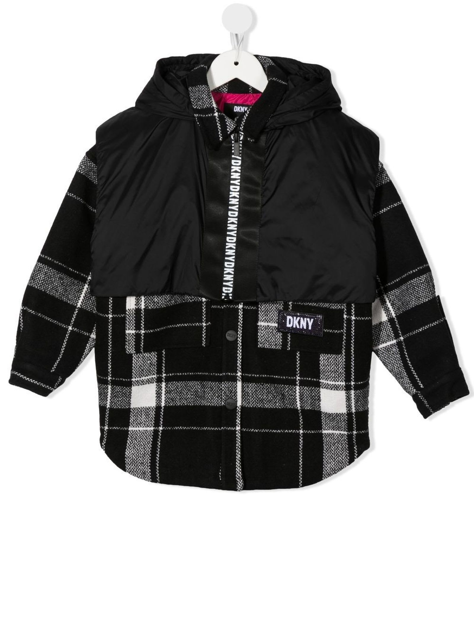 DKNY Black Polyester Jacket