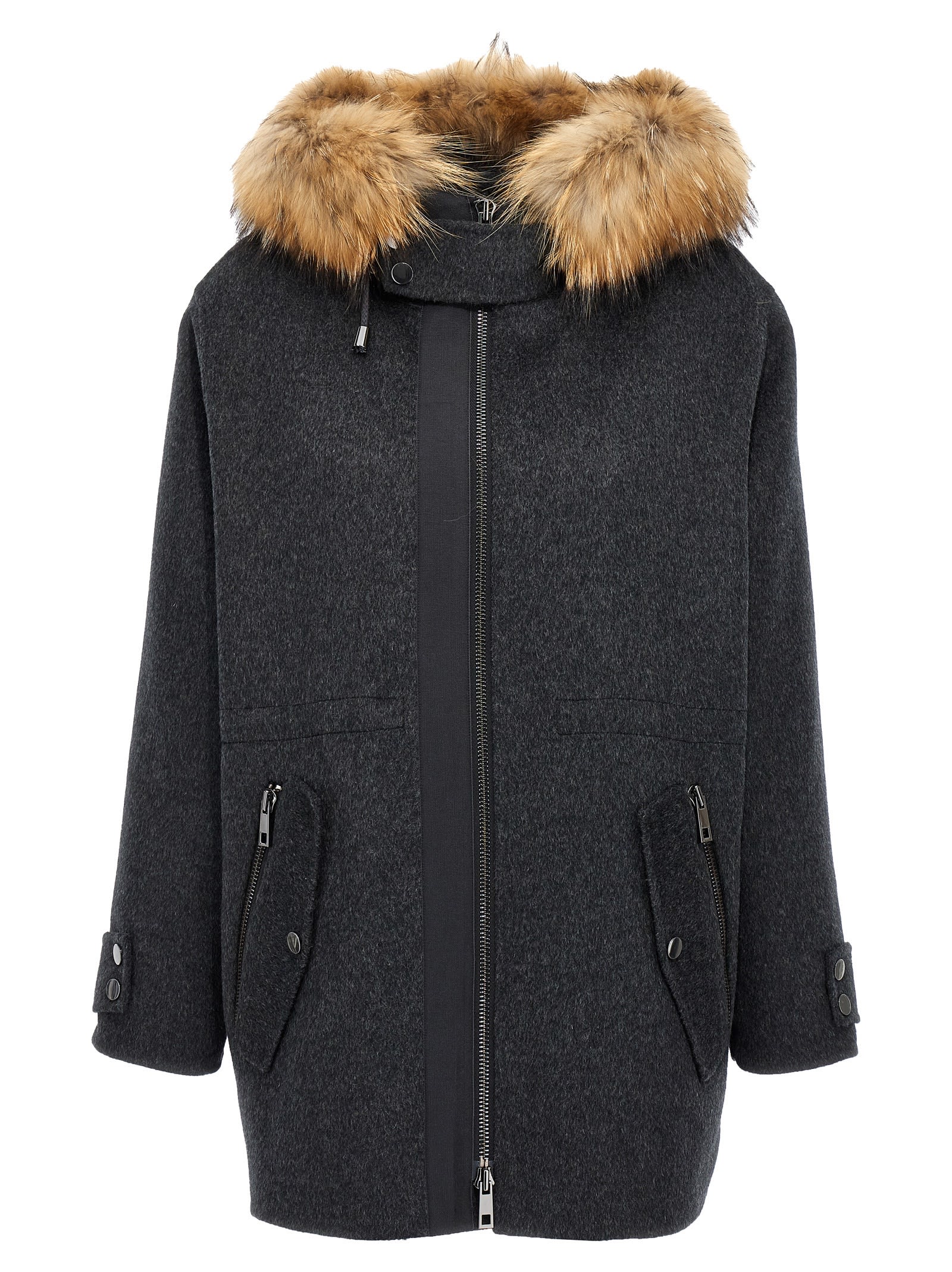 Parosh Fur Parka