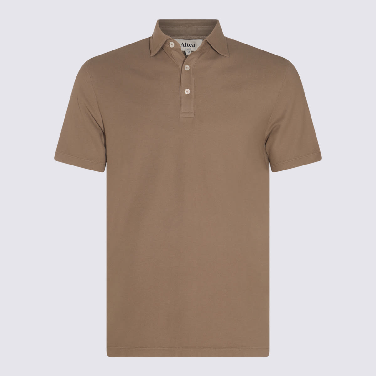 Military Green Cotton Polo Shirt