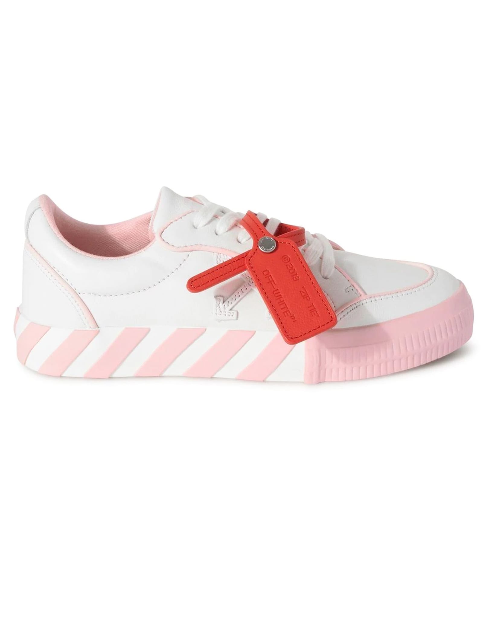 OFF-WHITE WHITE VULCANIZED OUTLINED SNEAKERS