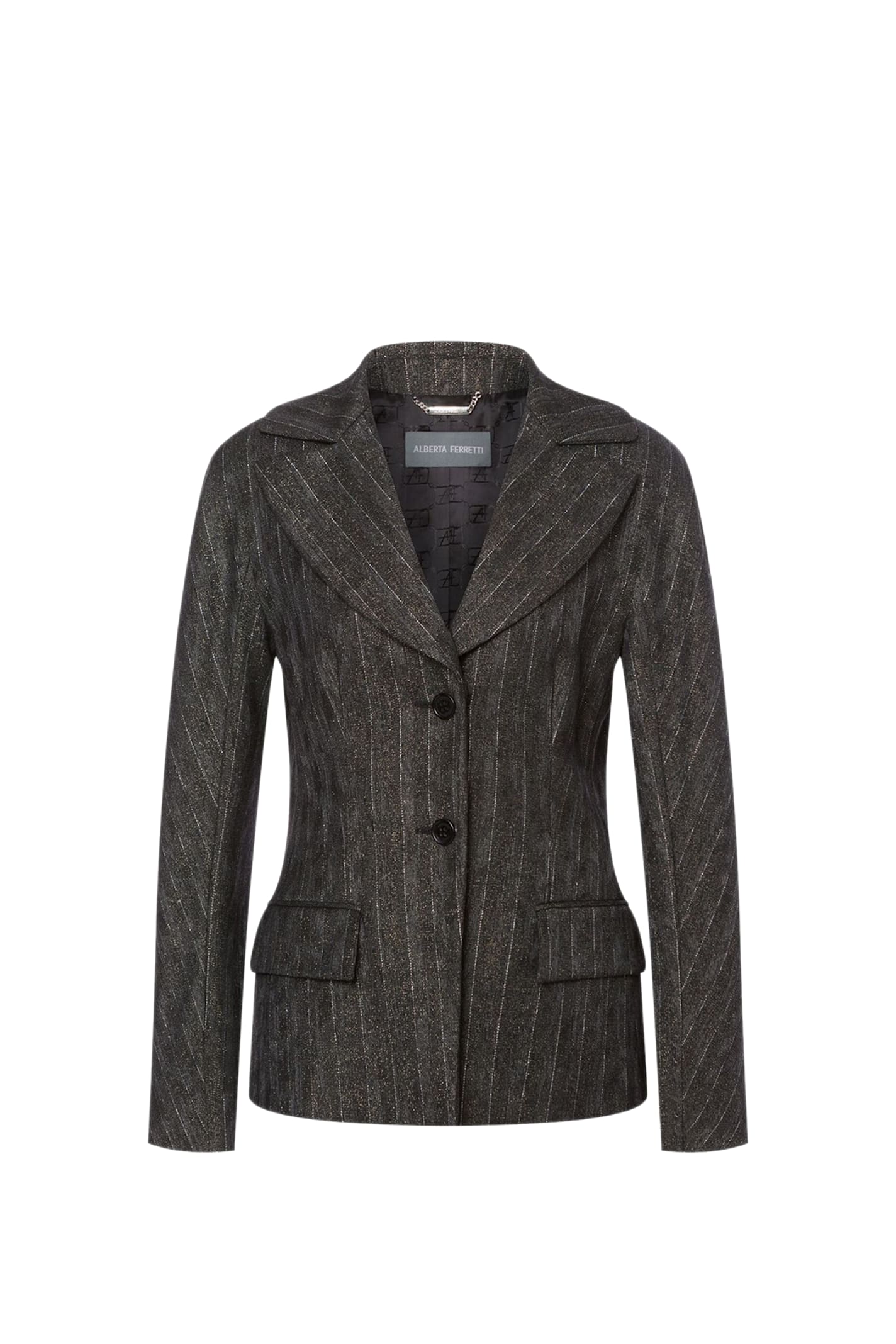 Shop Alberta Ferretti Jacket In Black