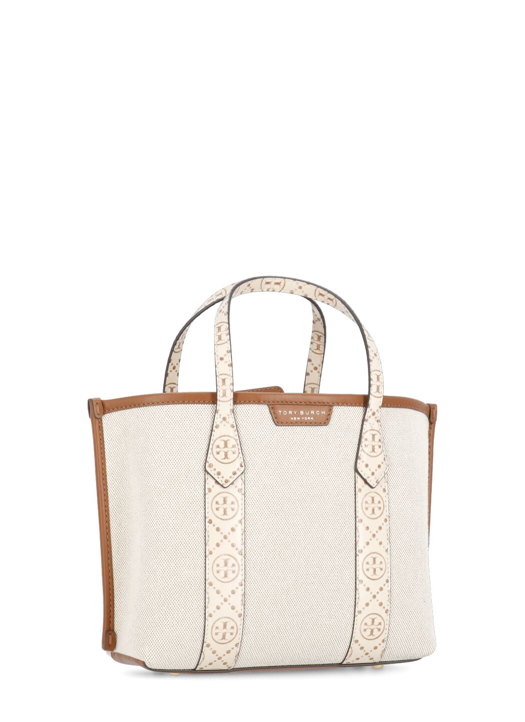 Shop Tory Burch Perry Shopping Bag In Ivory
