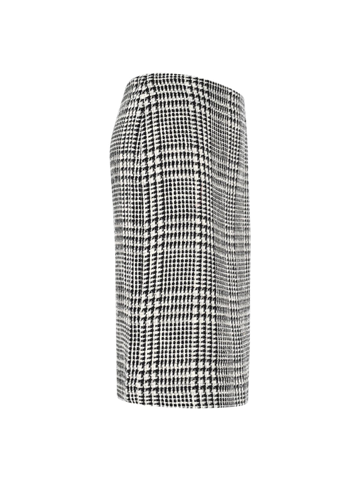Gianluca Capannolo Houndstooth Pattern Skirt In White