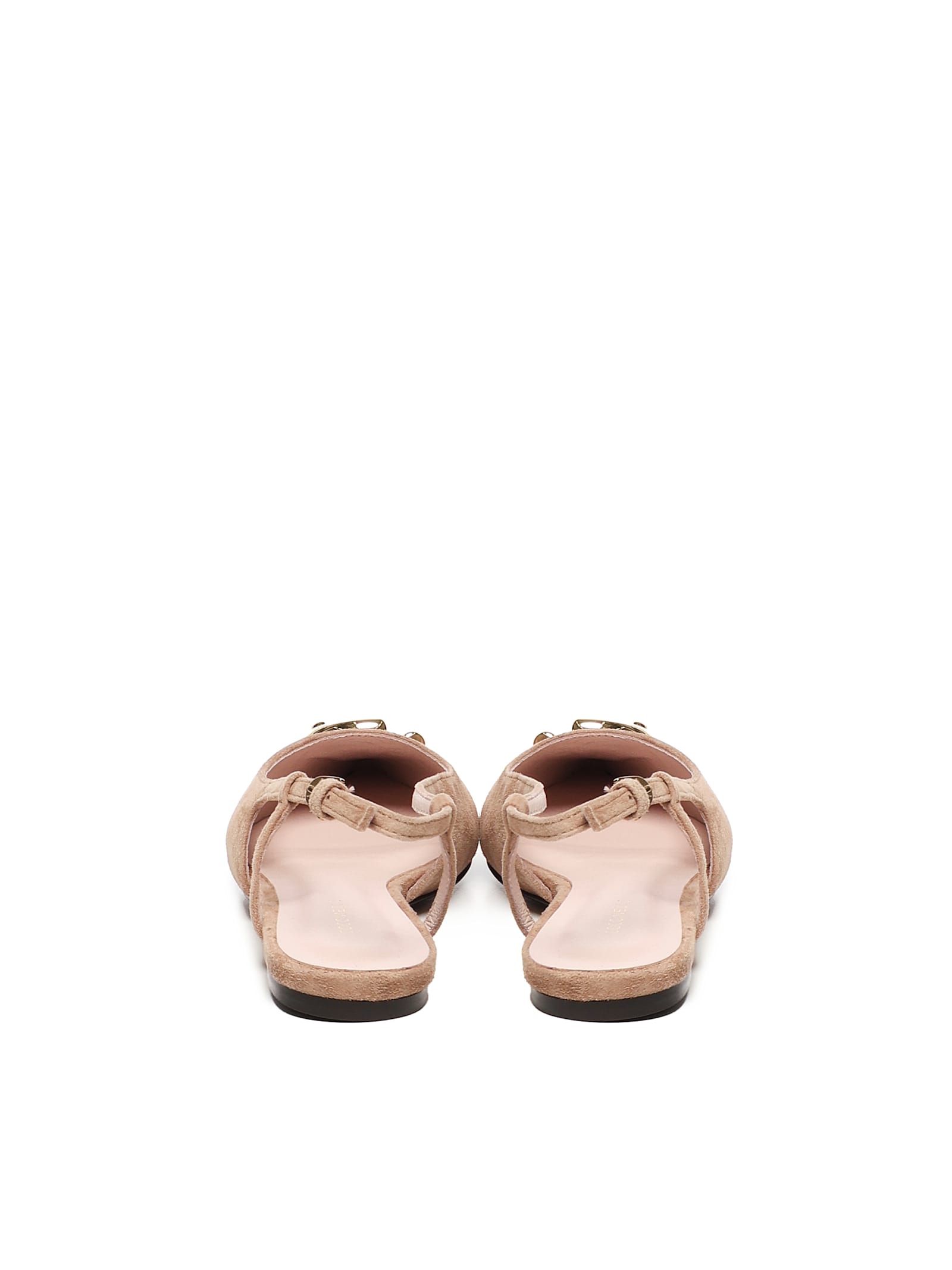 Shop Coccinelle C-me Flat Slingback In Suede