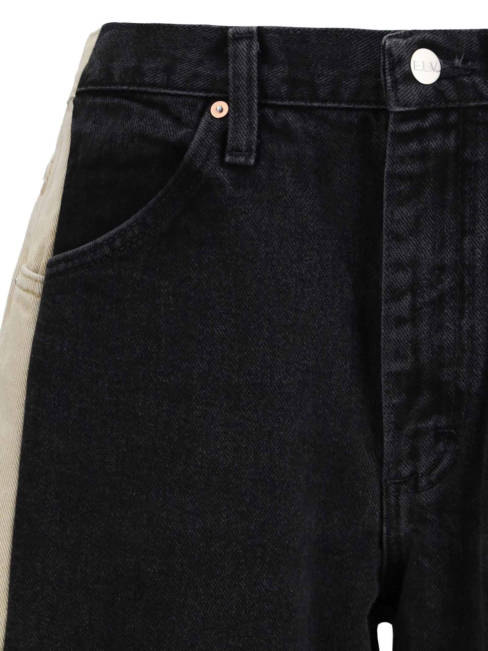 E.l.v Denim E. L.v. Denim Freya Jeans In Black