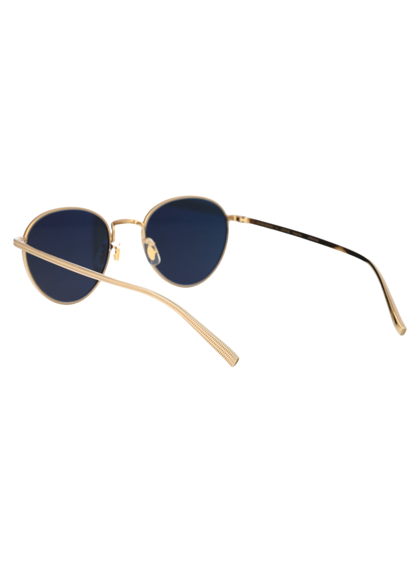 Shop Oliver Peoples Rhydian Sunglasses In 5035r5 Gold