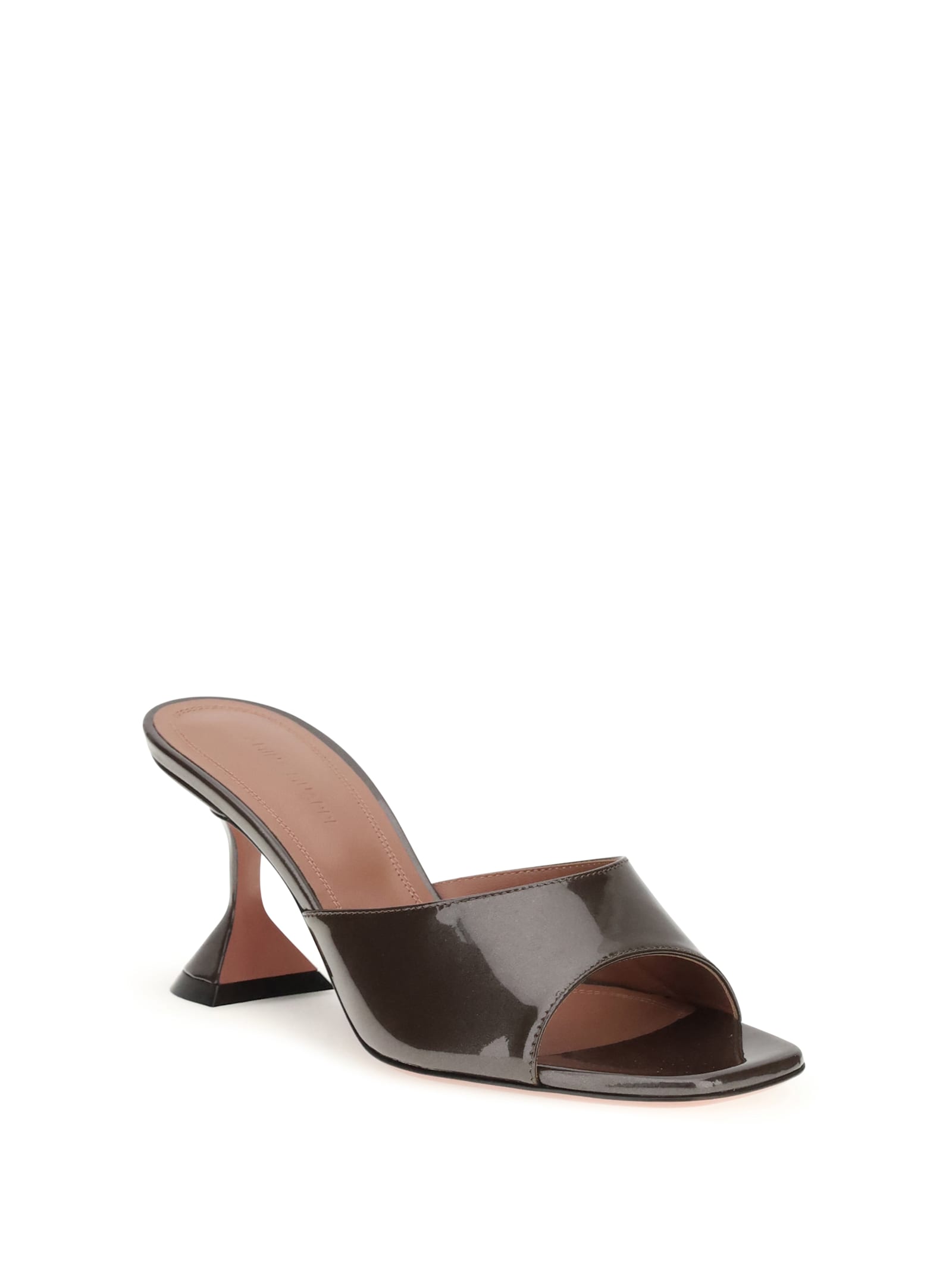 Amina Muaddi 70mm Lupita Sandals In Brown
