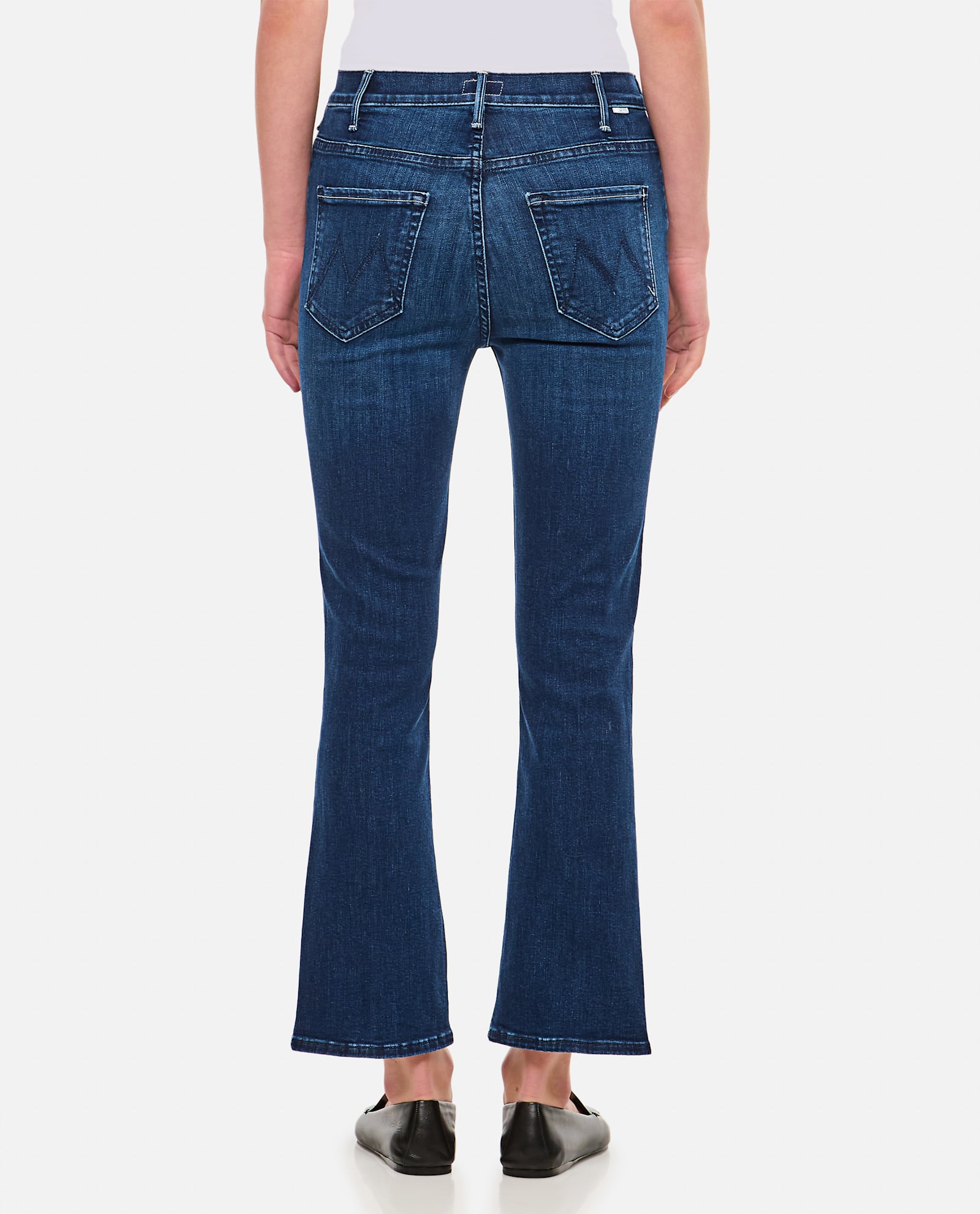 Mother The Hustler Ankle Jeans In Blue