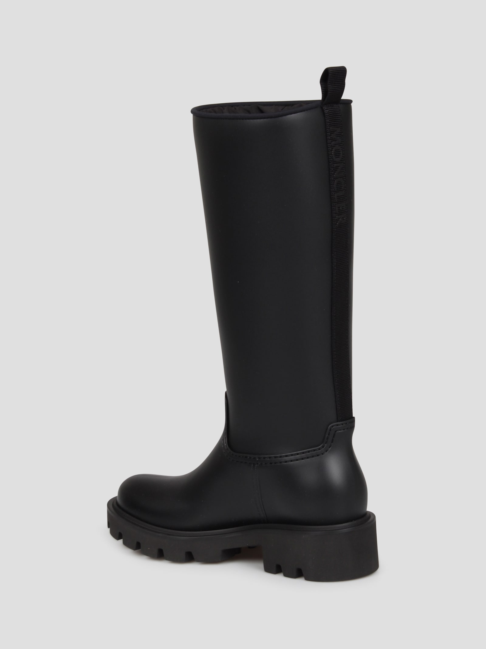 Shop Moncler Kickstream High Boot In Black