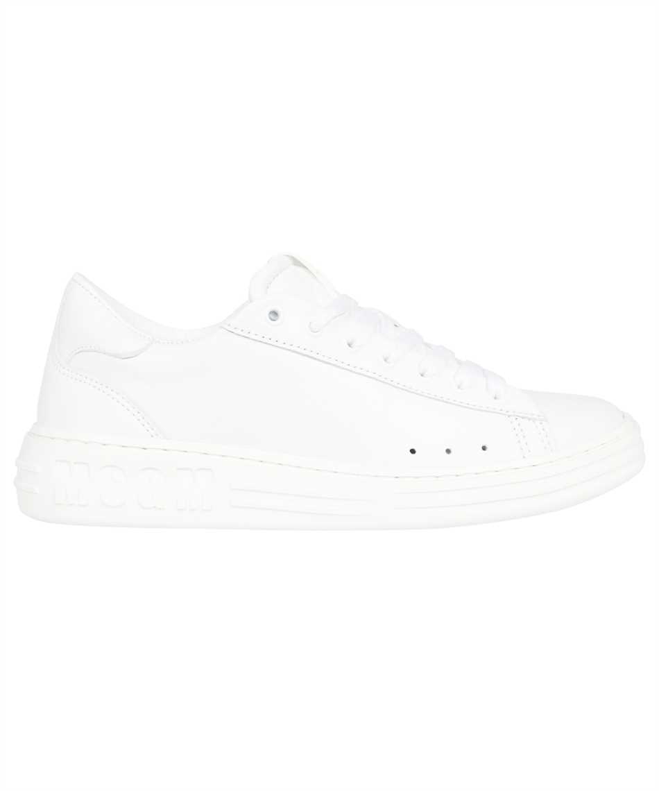 Msgm Round-headed Low-top Casual Shoes In White