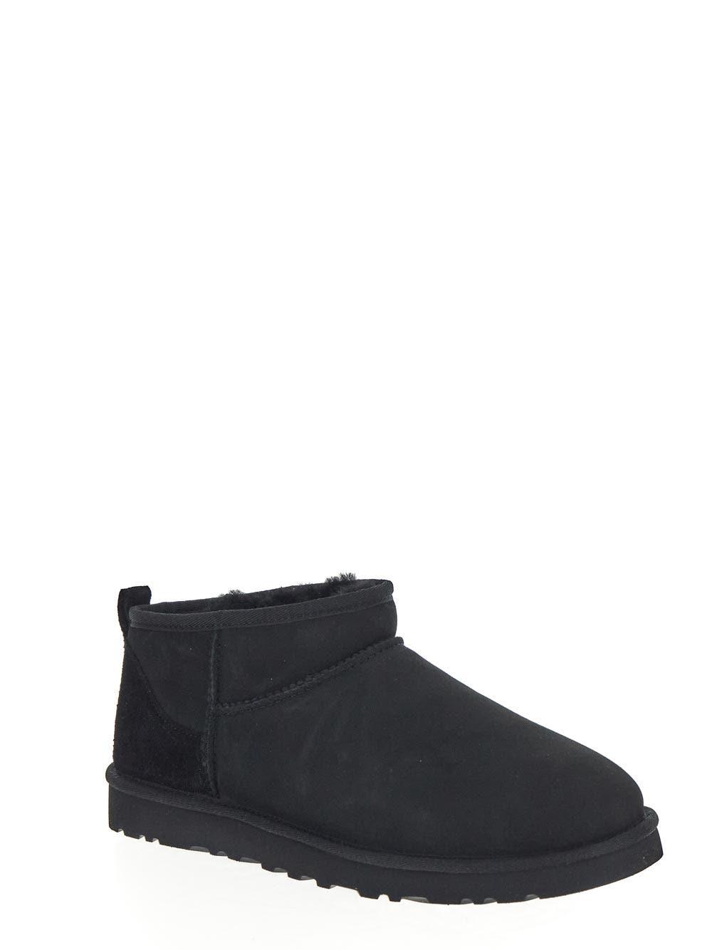 Shop Ugg Ultra Mini Ankle Boot In Nero