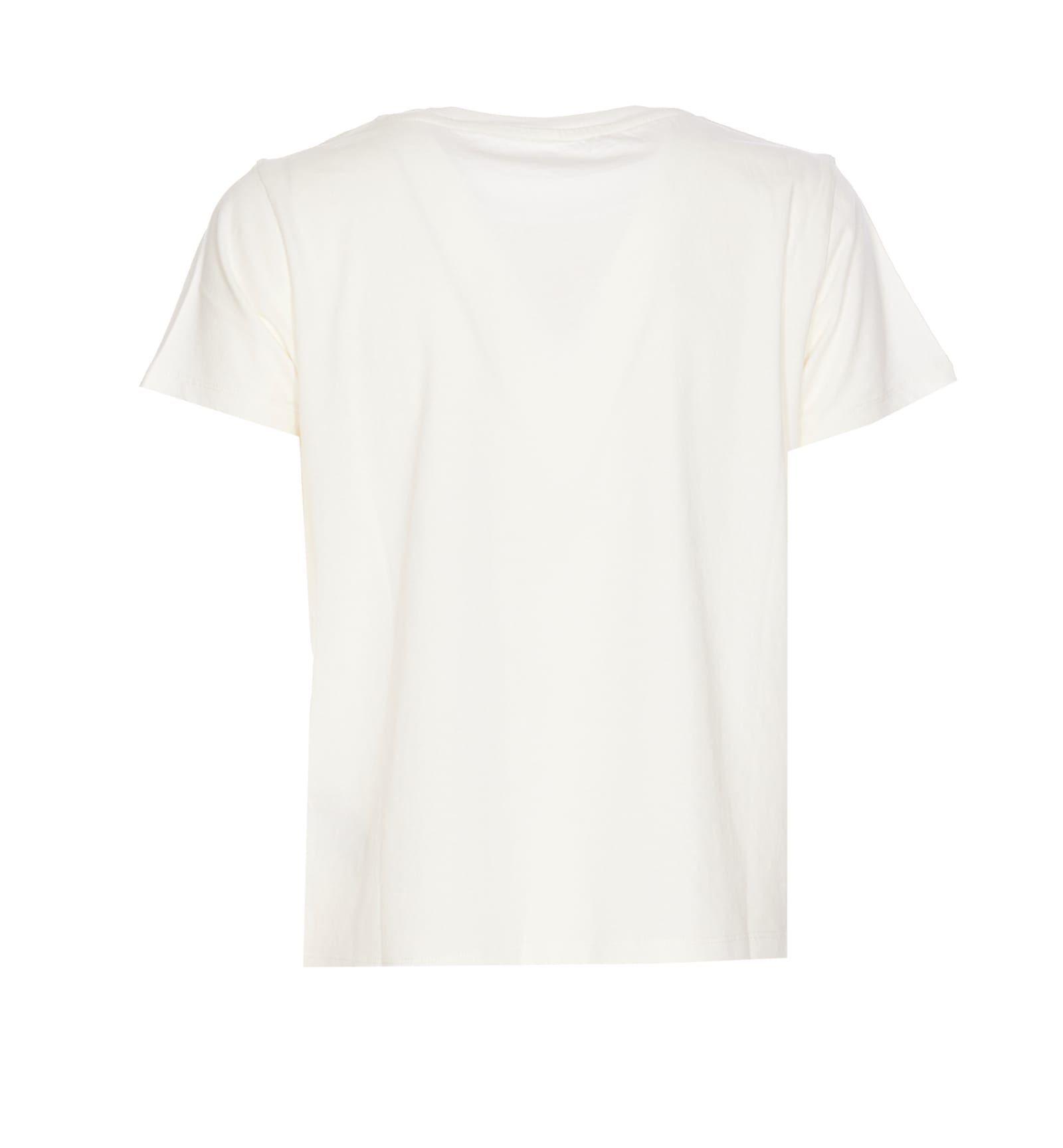 Zadig & Voltaire Alys Hc Big Heart T-shirt In Yellow Cream