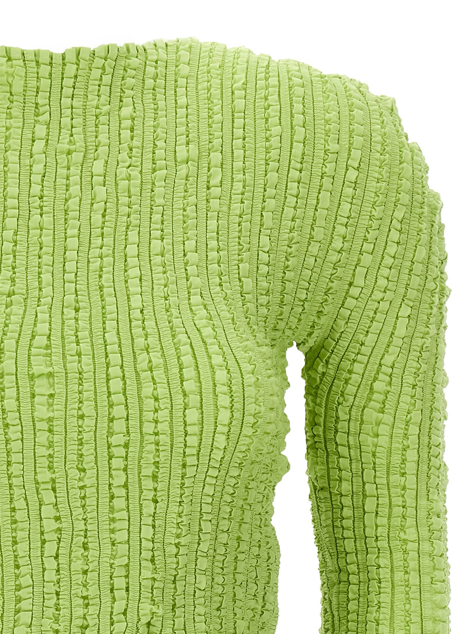 Issey Miyake Jellyfish Pleats Sweaters And Cardigans Green