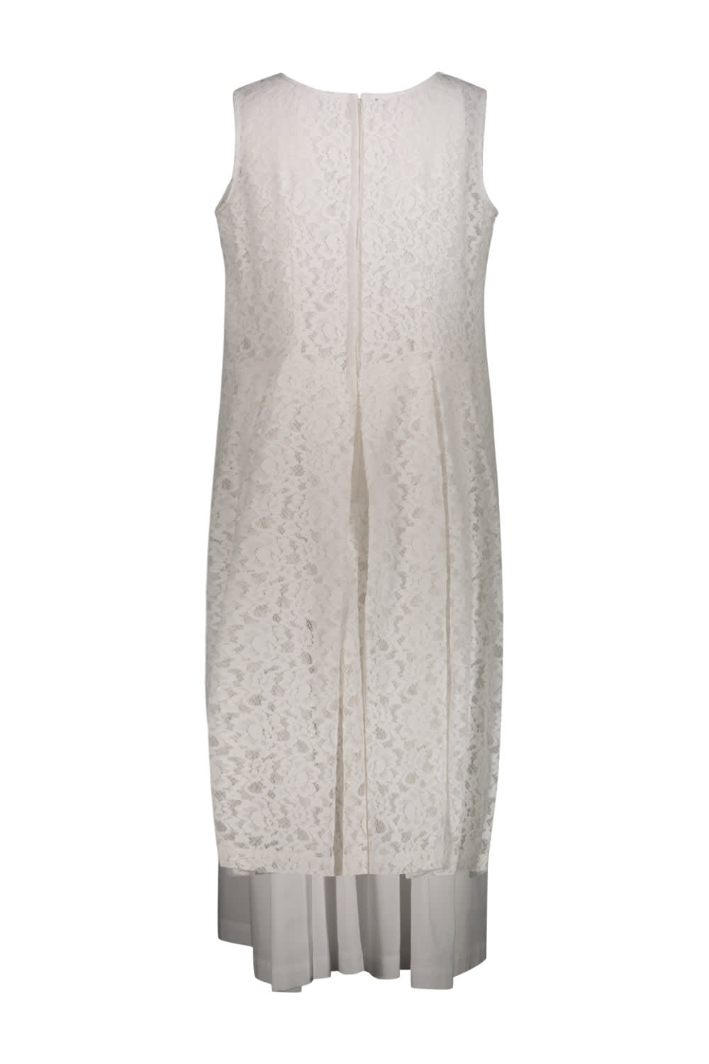 Shop Comme Des Garçons Lace Dress In White