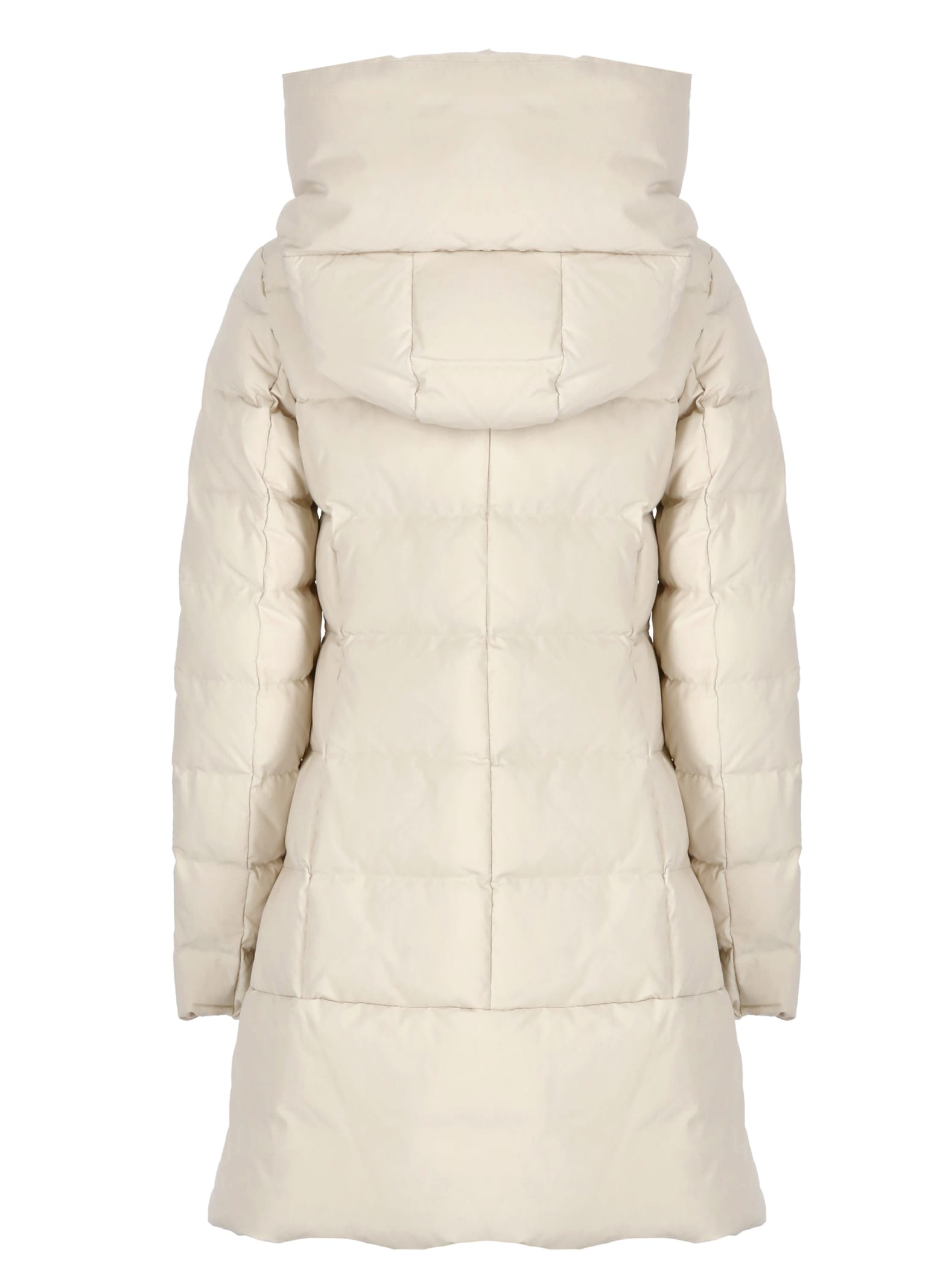 Shop Woolrich Puffy Prescott Parka In Milky Cream