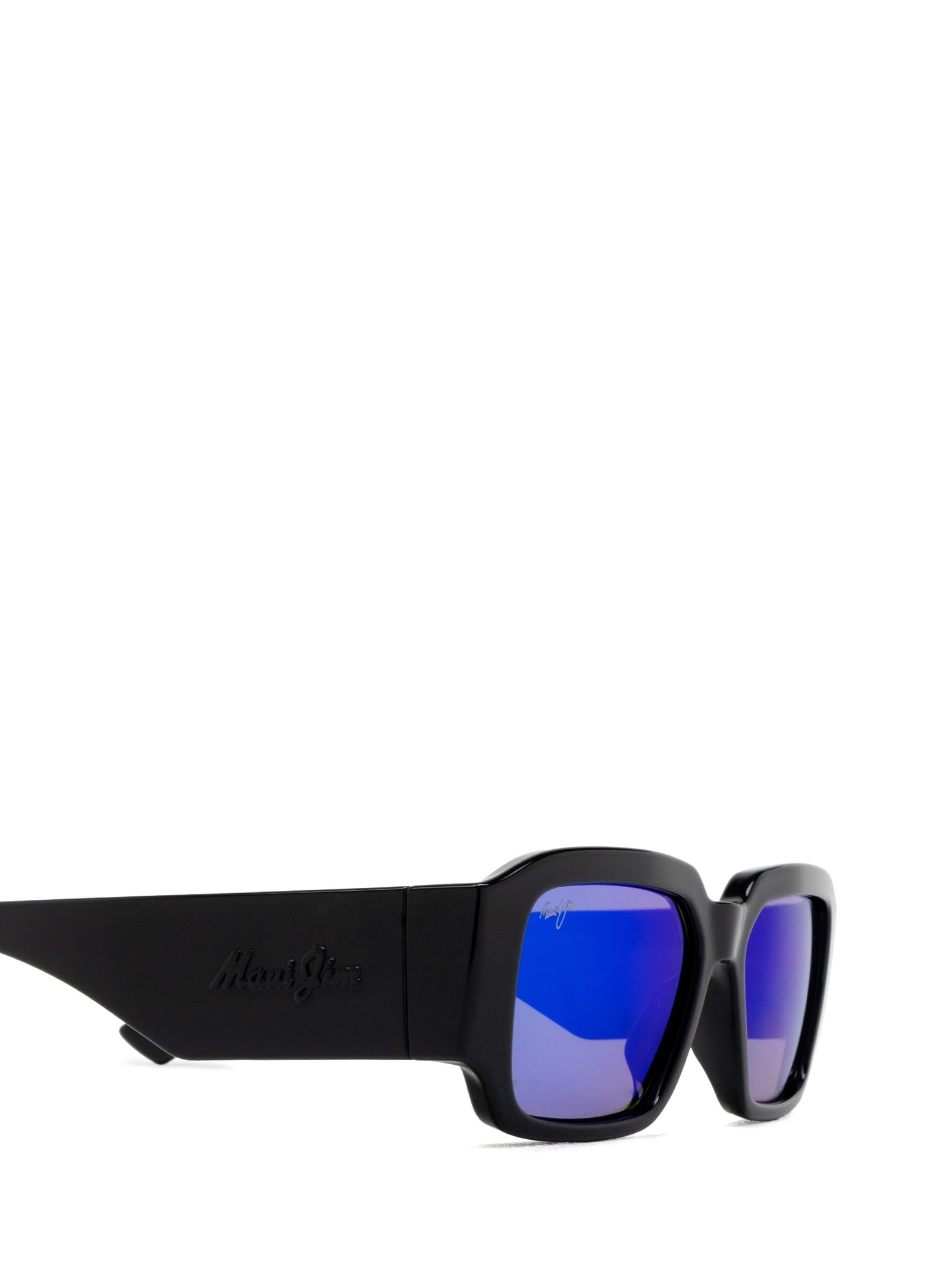 Shop Maui Jim Mj639 Shiny Black Sunglasses