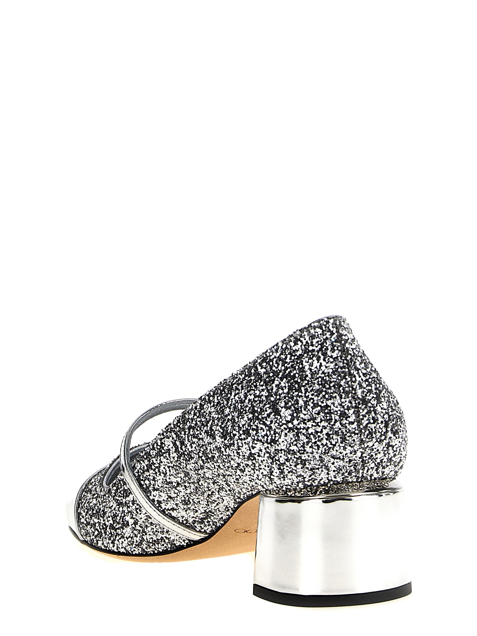 Shop Jimmy Choo Elisa Pumps In Silver