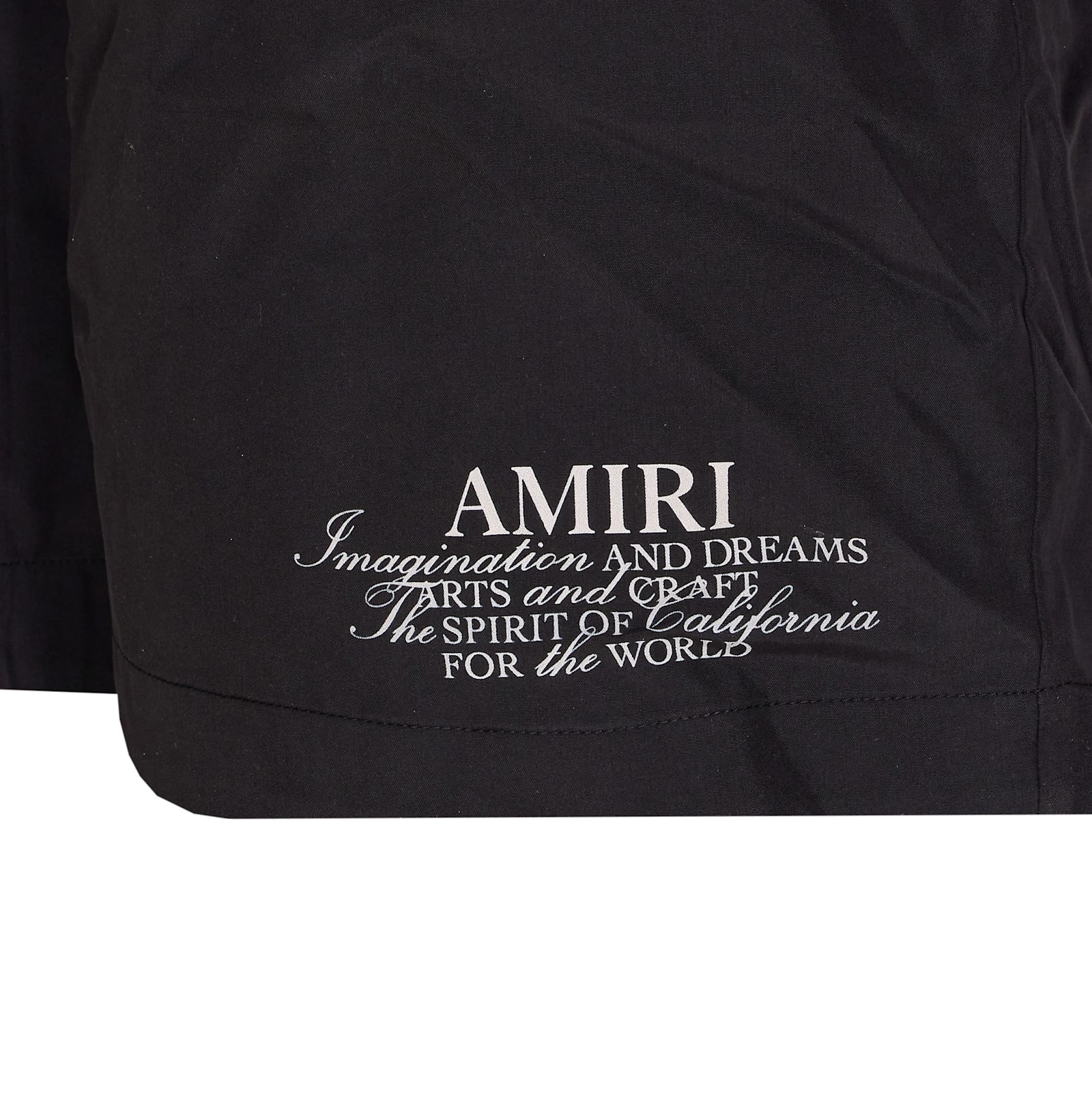 Amiri Elasticized Waist Knee Length Shorts With Print