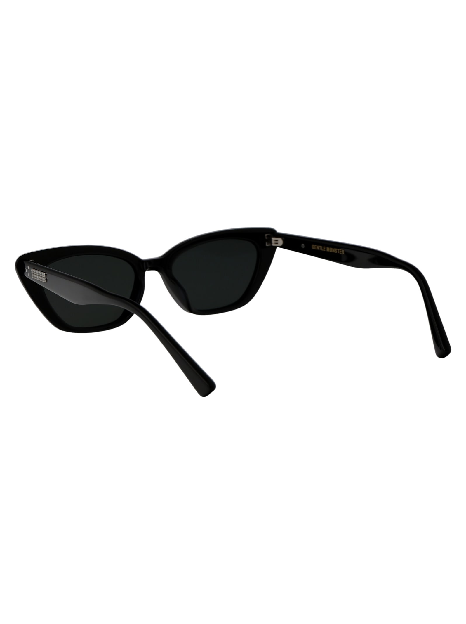 Shop Gentle Monster Terra Cotta Sunglasses In 01 Black