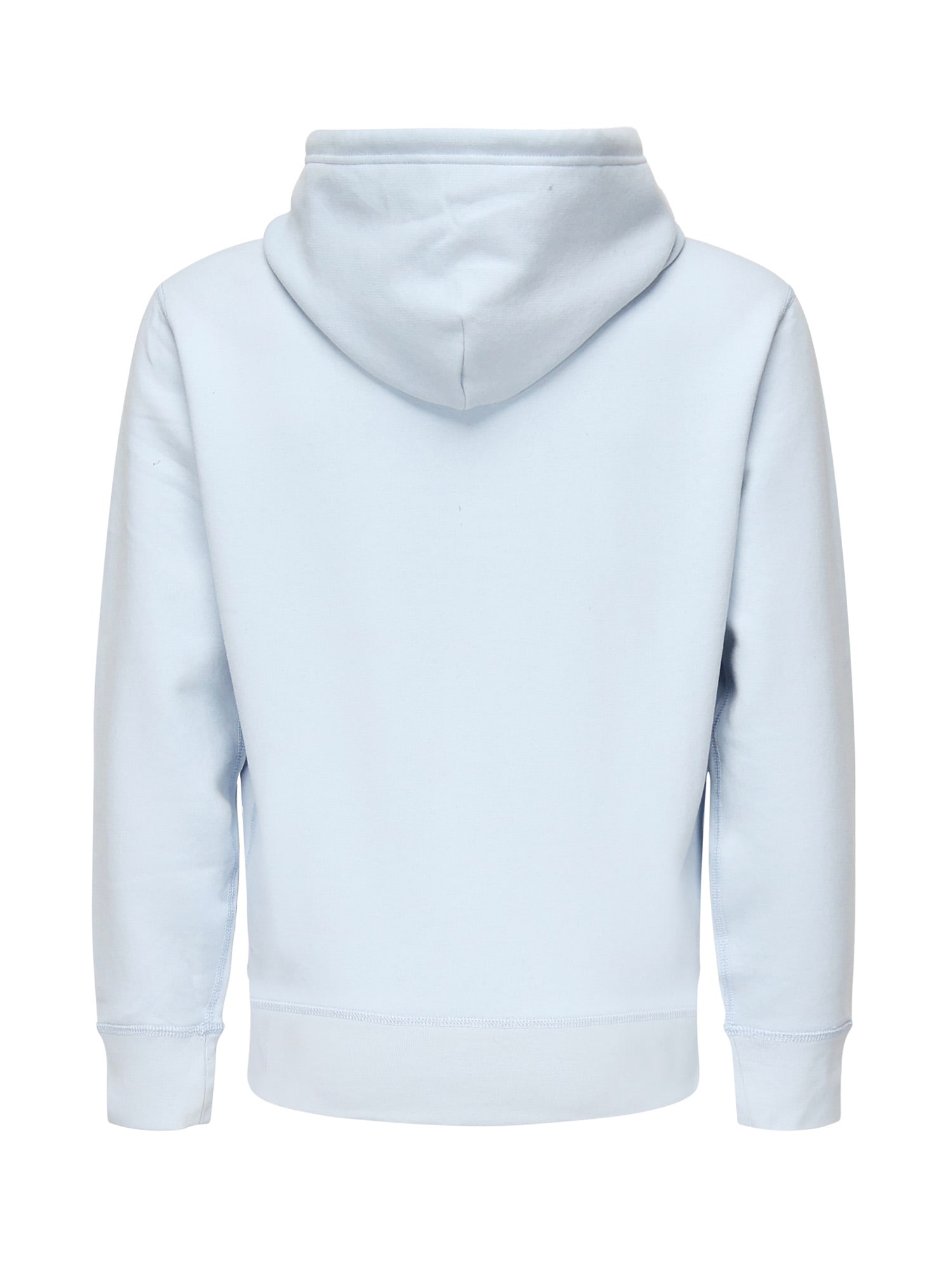 Ralph Lauren Logo Hoodie In Blue