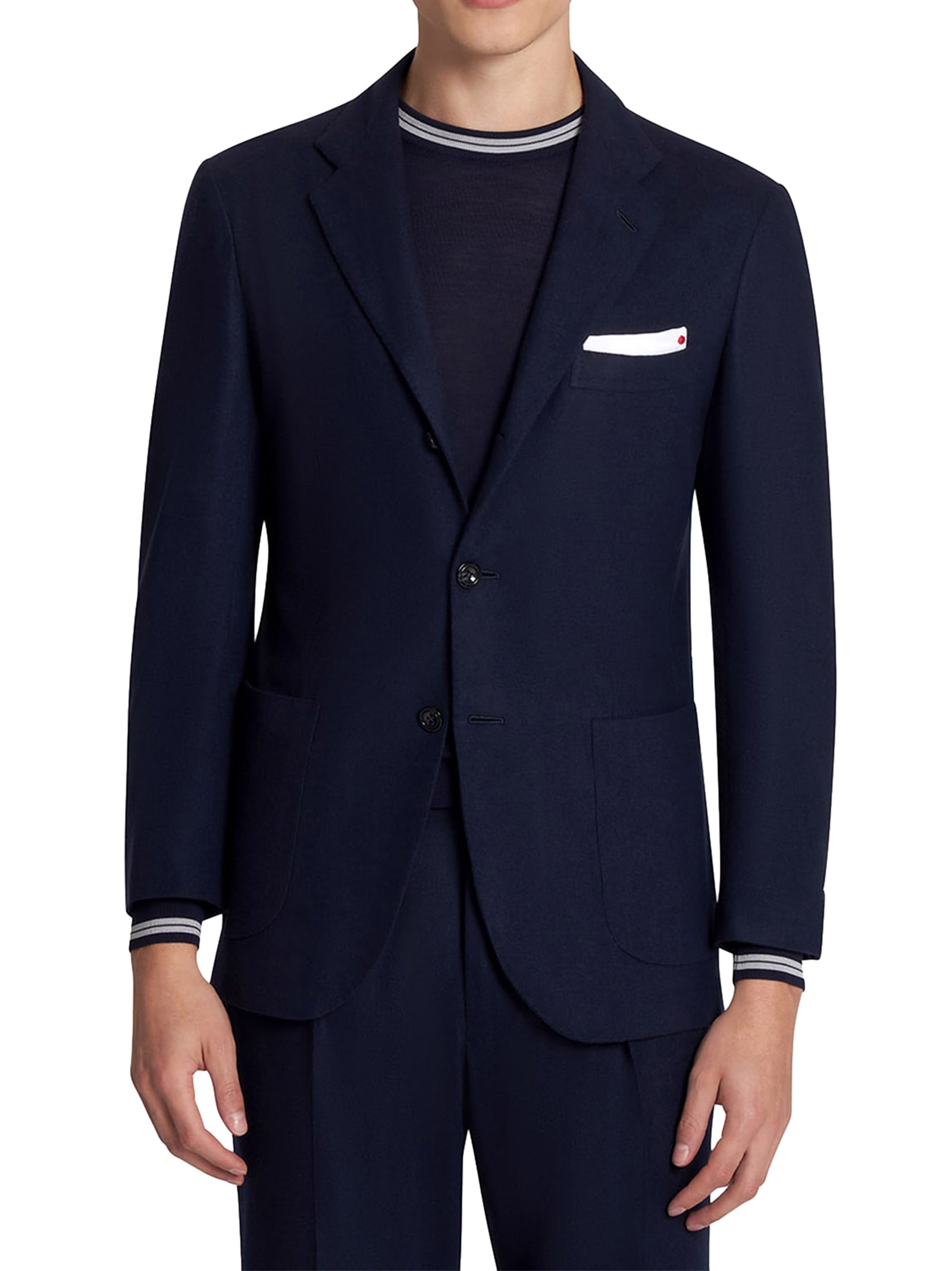 KITON JACKET VIRGIN WOOL 