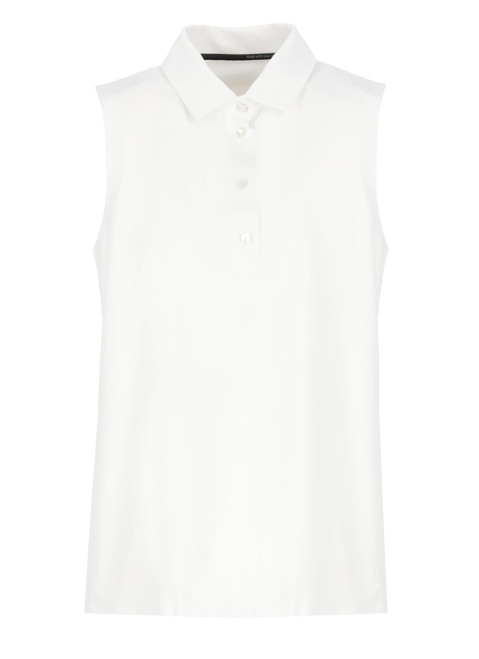 Oxford Sleeveless Wom Polo Shirt